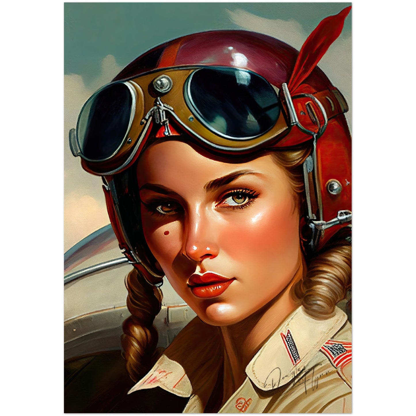 »My guns are hot« retro poster
