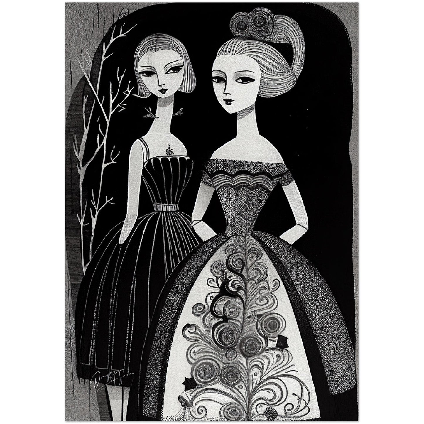 »Angelica And Me« retro poster