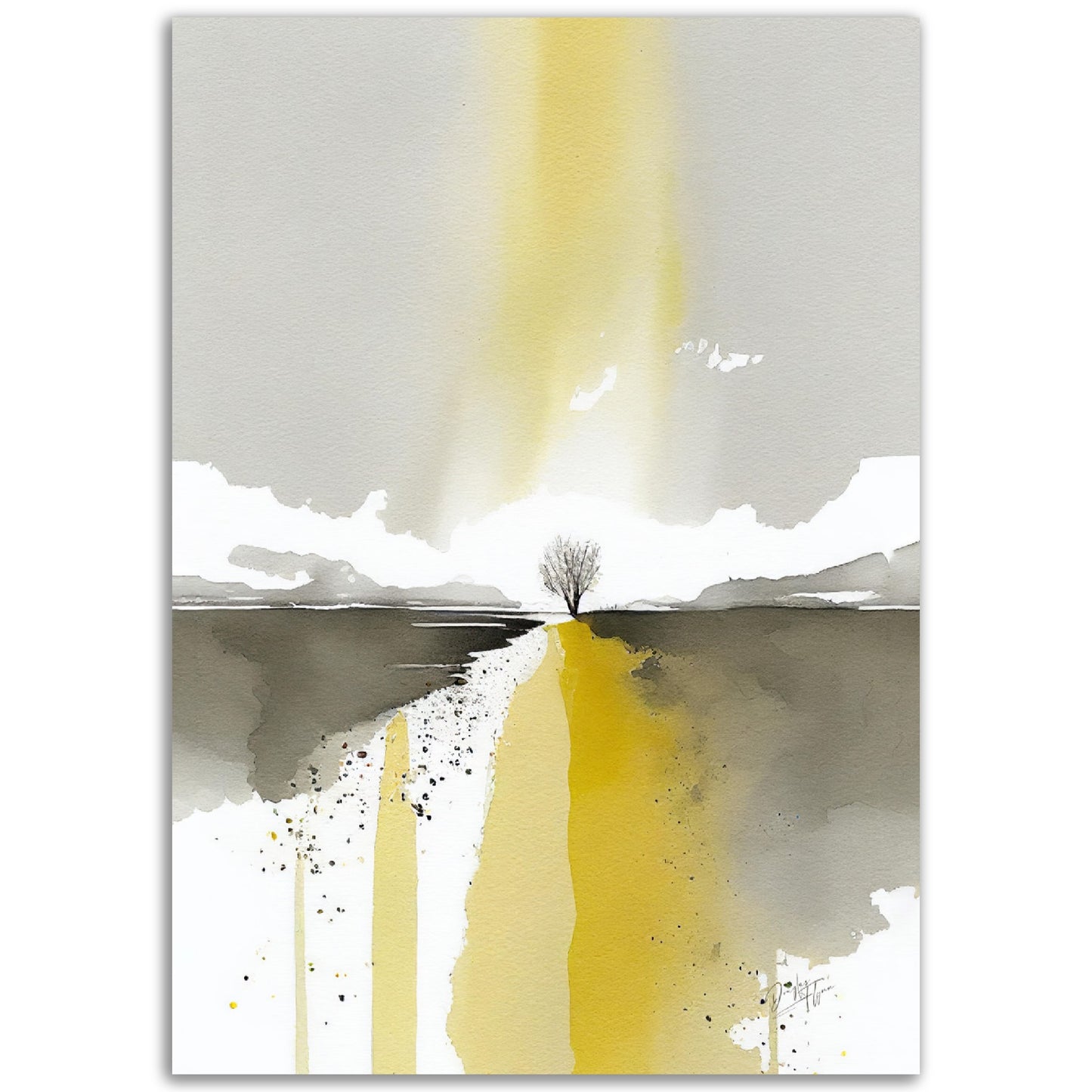 »After the Rain« retro poster