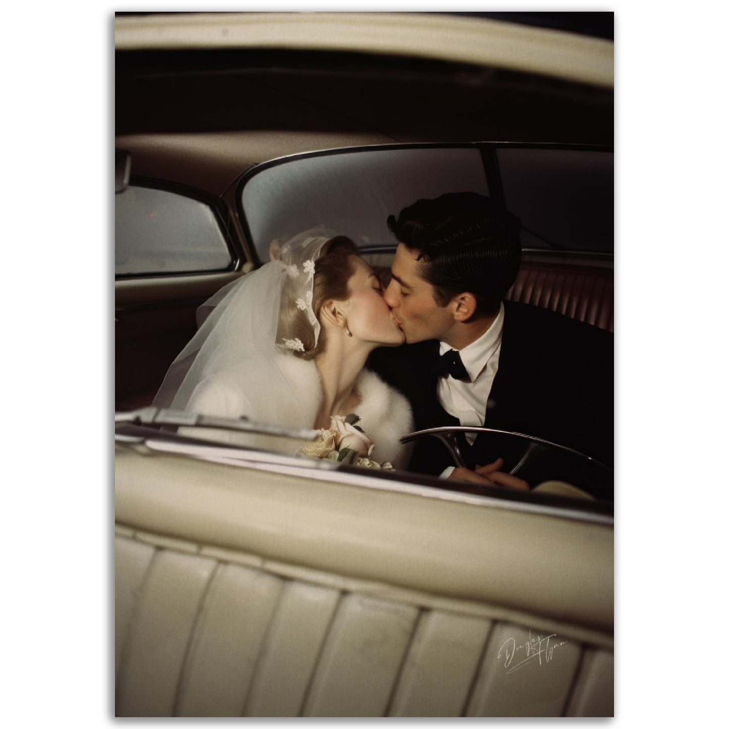 »Kissed by Forever« retroposter