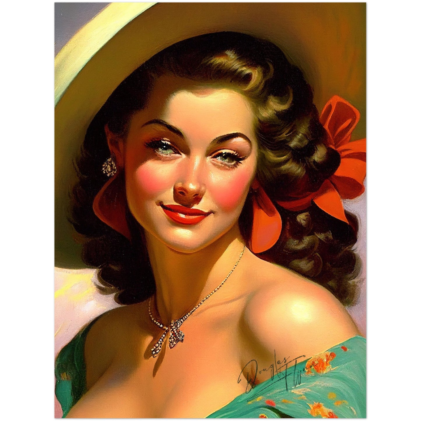 »Sensual Sophia« retro poster