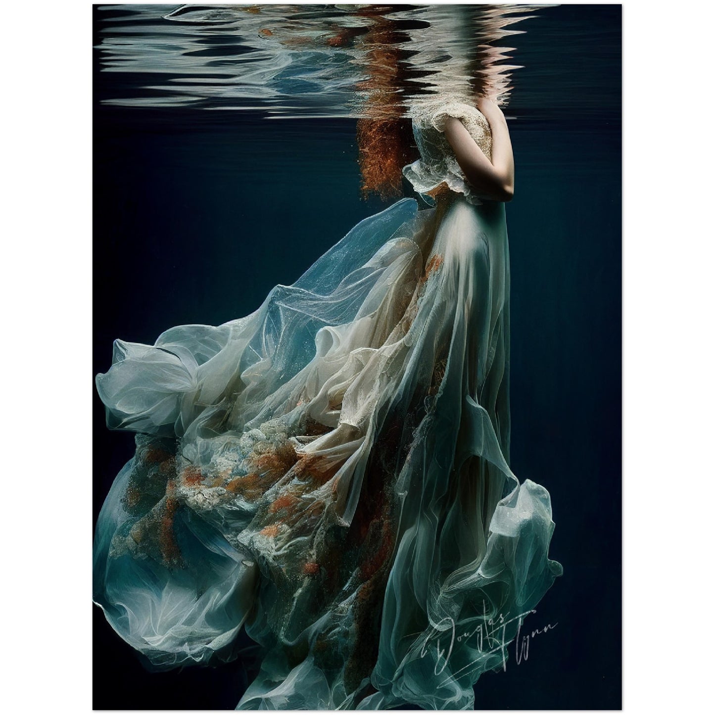 »Ariel's Oceanic Romance« retro poster