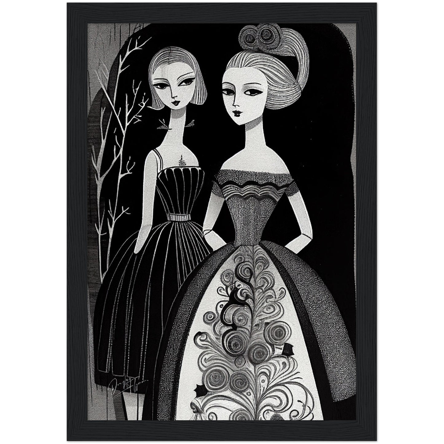 »Angelica And Me« retro poster