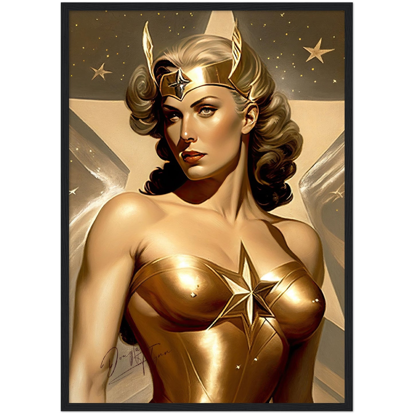 »The Sky Sentinel« retro poster