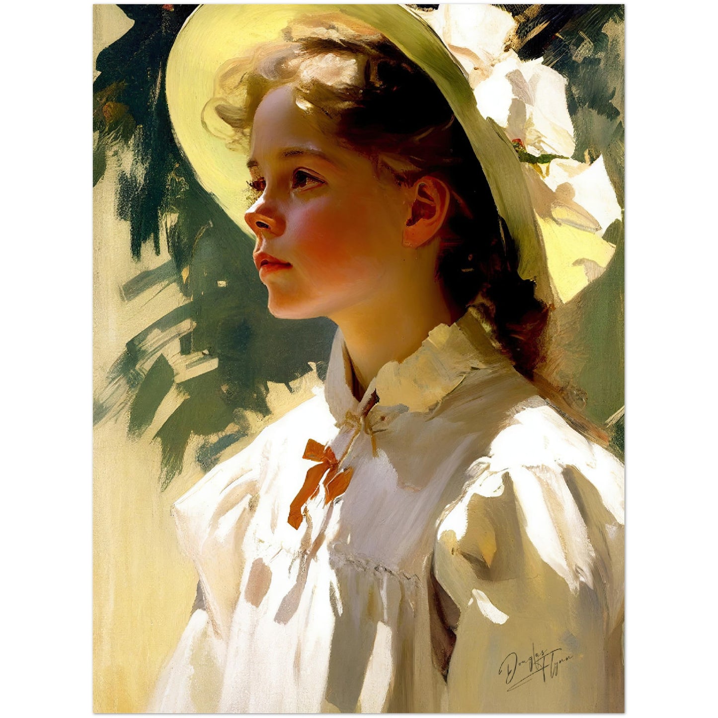 »Lily, a Study« retro poster