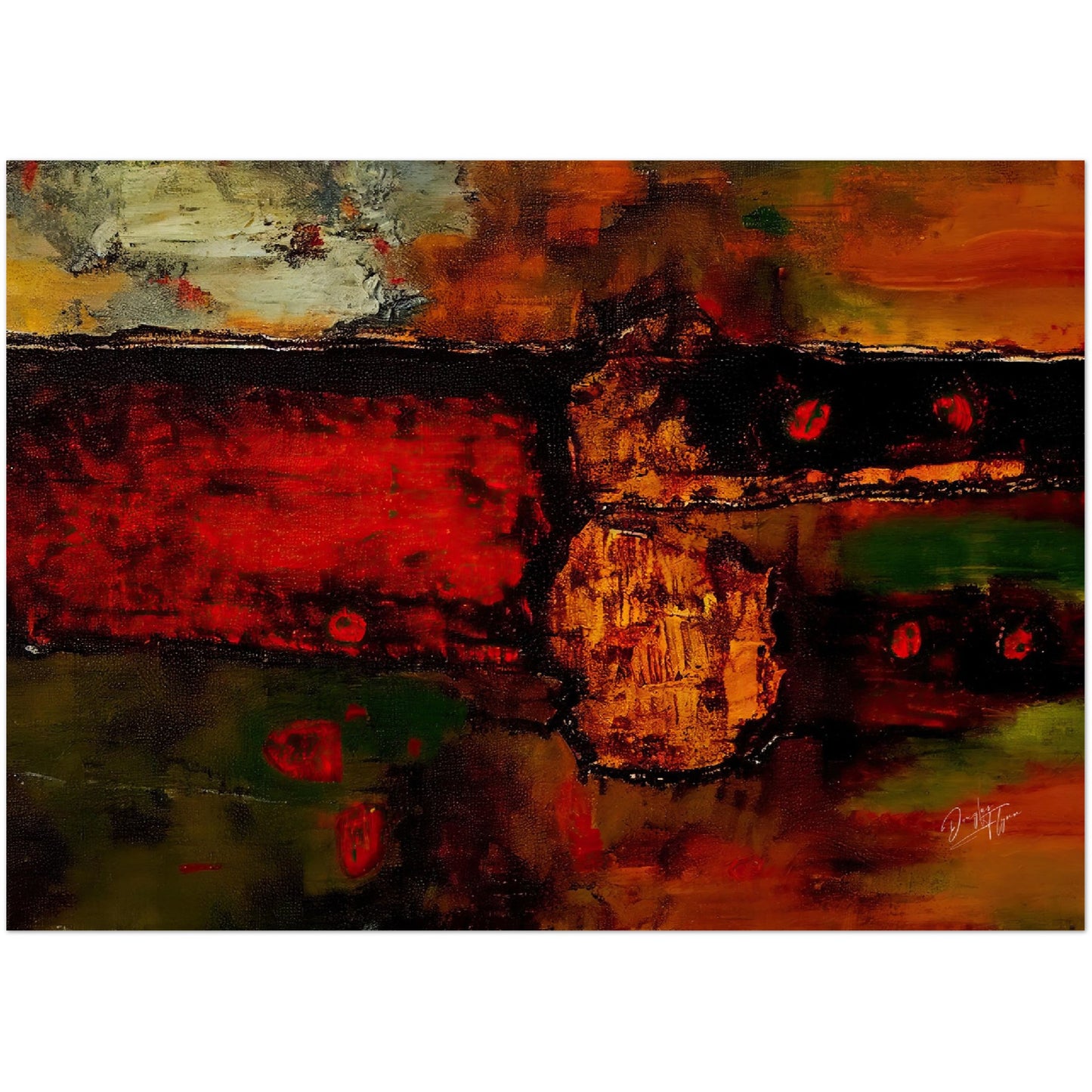 »Echoes of Euphoria« retro poster