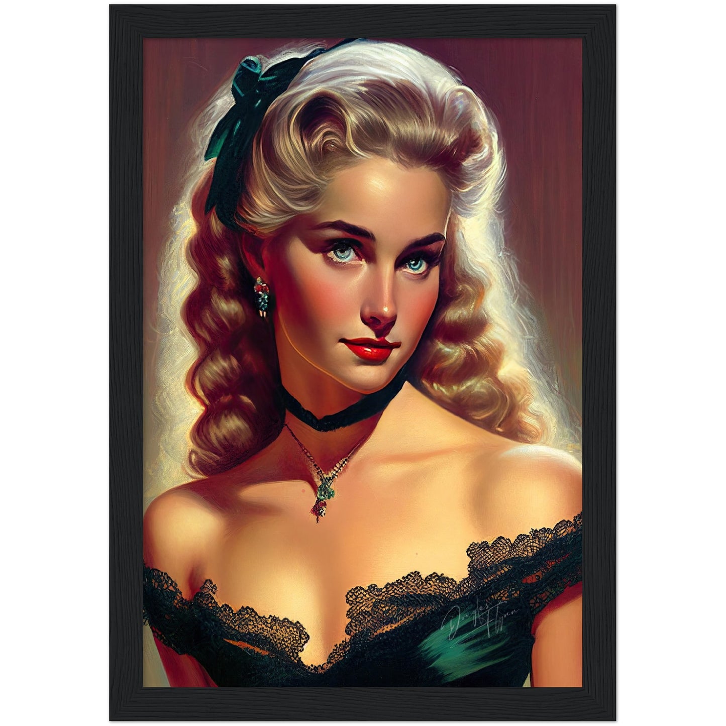 »Ruby Revelry« retro poster