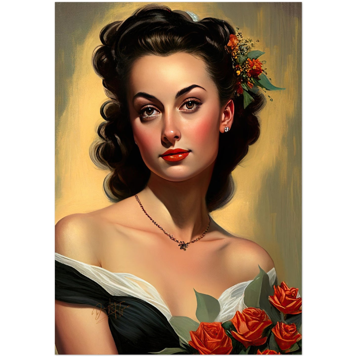 »Elegant Weddings« retro poster