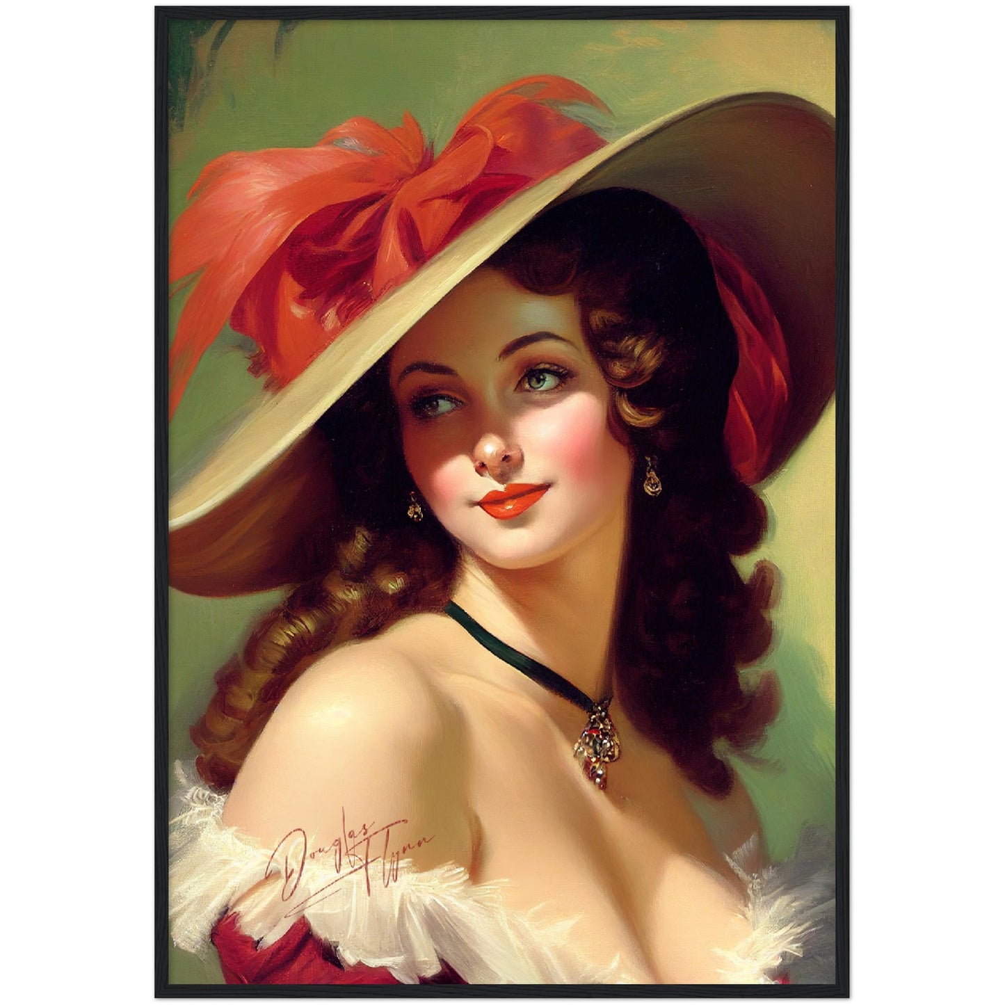 »Fabiola's Fabulous Fashion« retro poster
