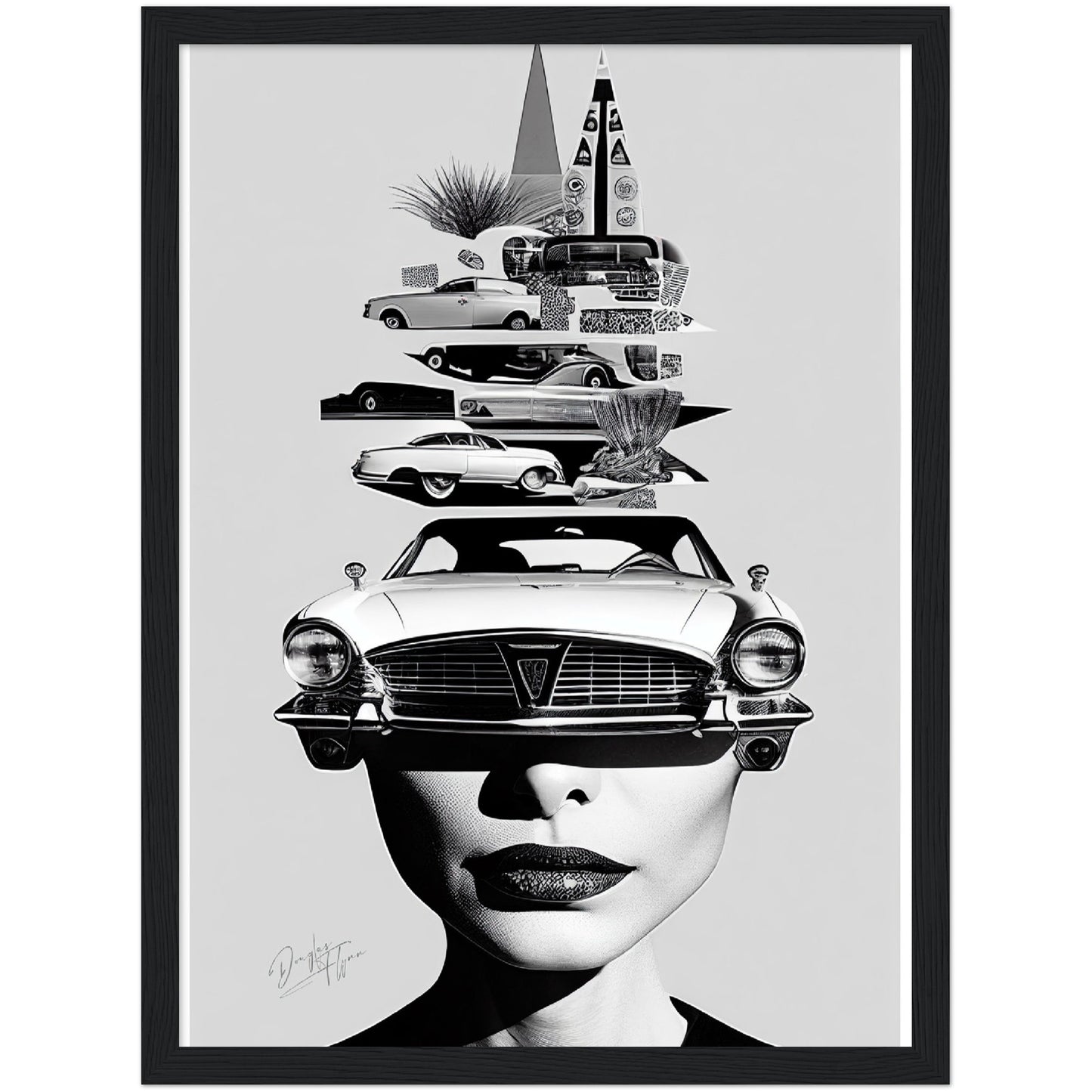 »Journey to the Other Side of the Mind« retro poster