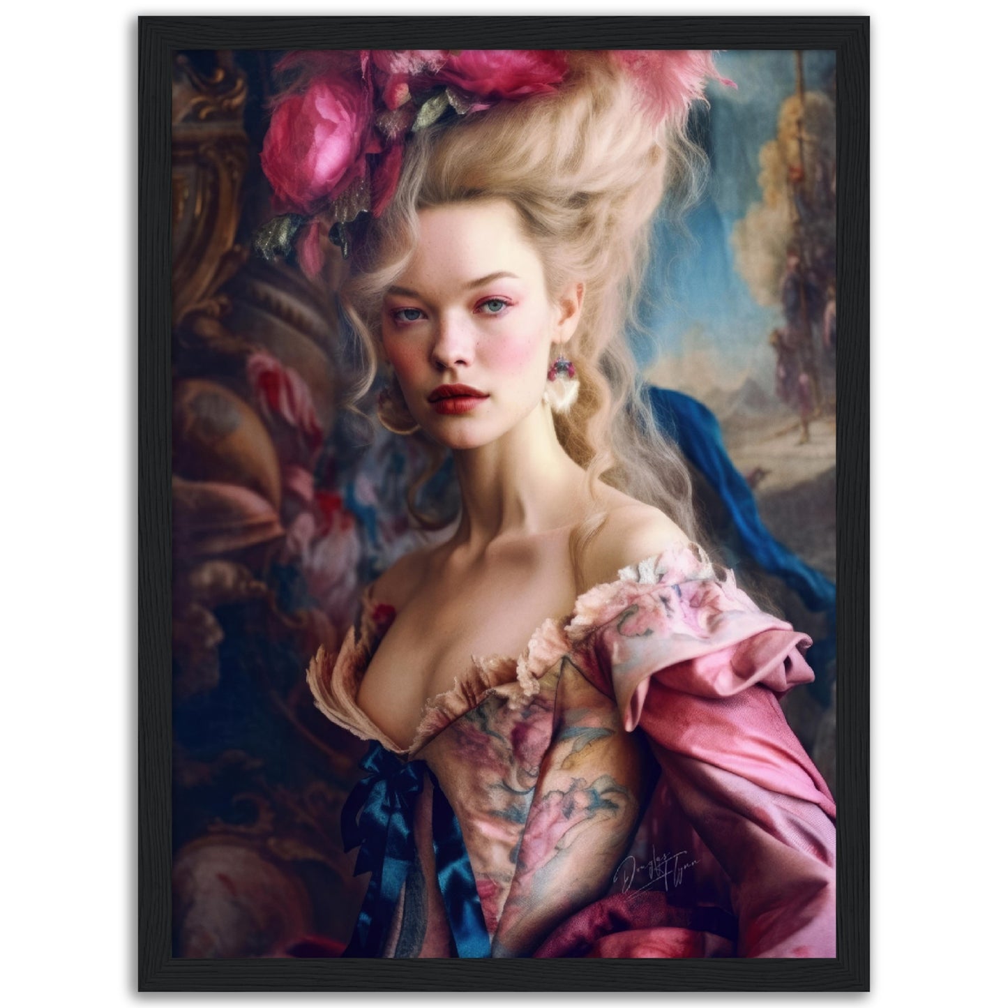 »Mythical Creatures in Rococo Realms« poster