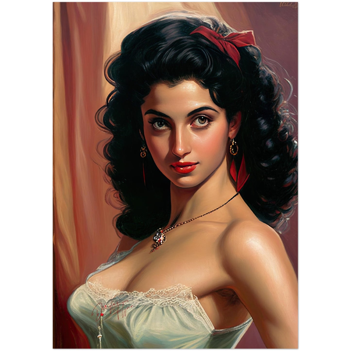 »Tex Temptress« retro poster
