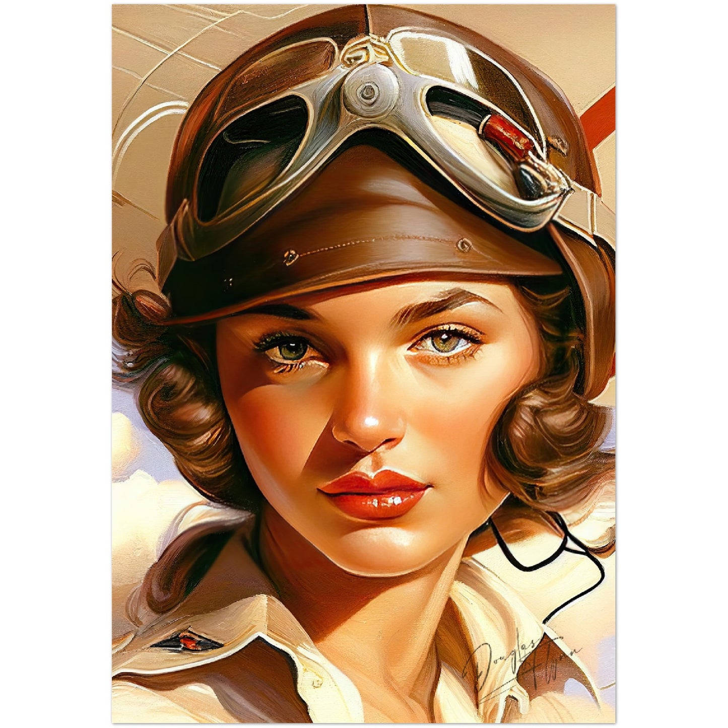»Keeping My Gear Down For You retro poster