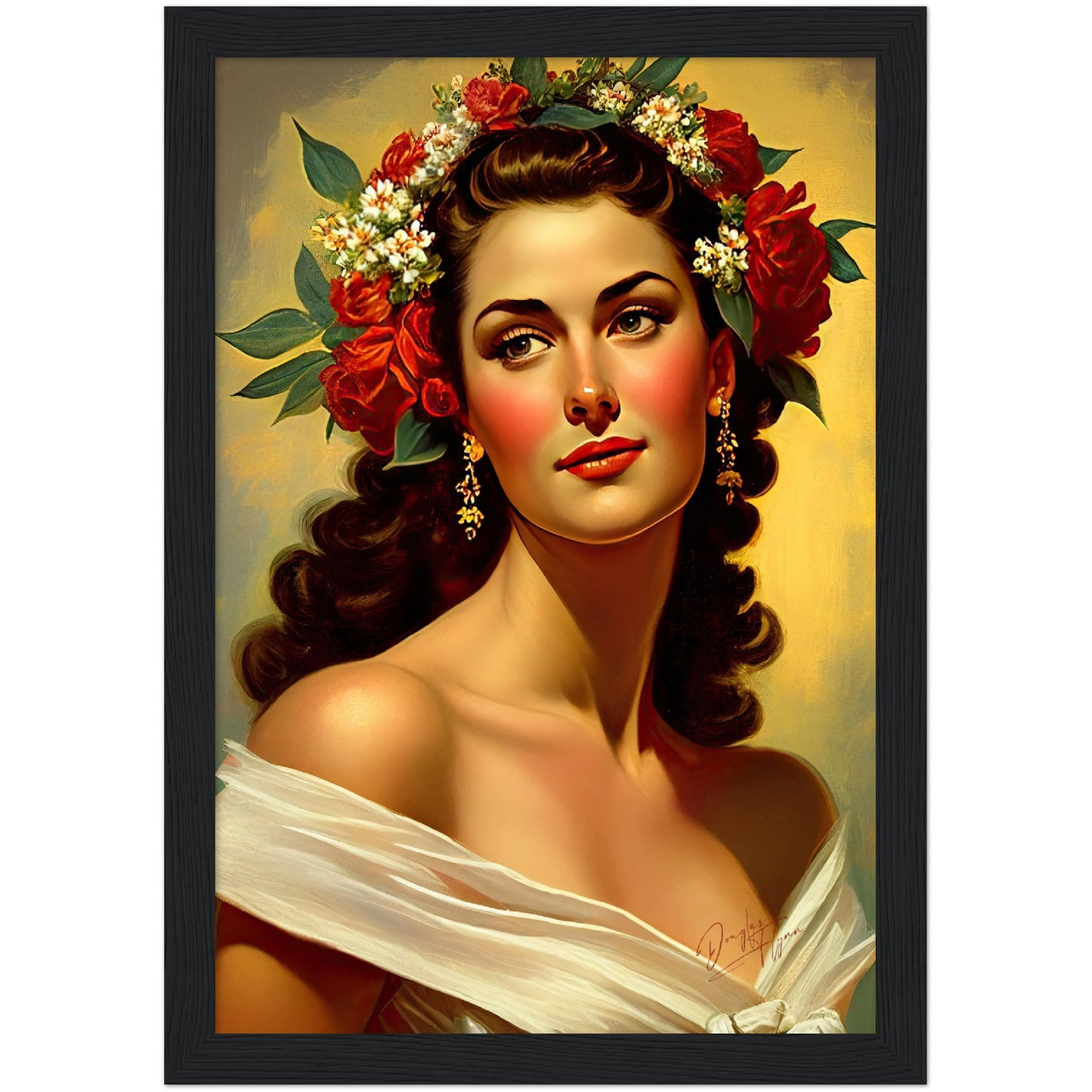 »Blissful Moments« retro poster