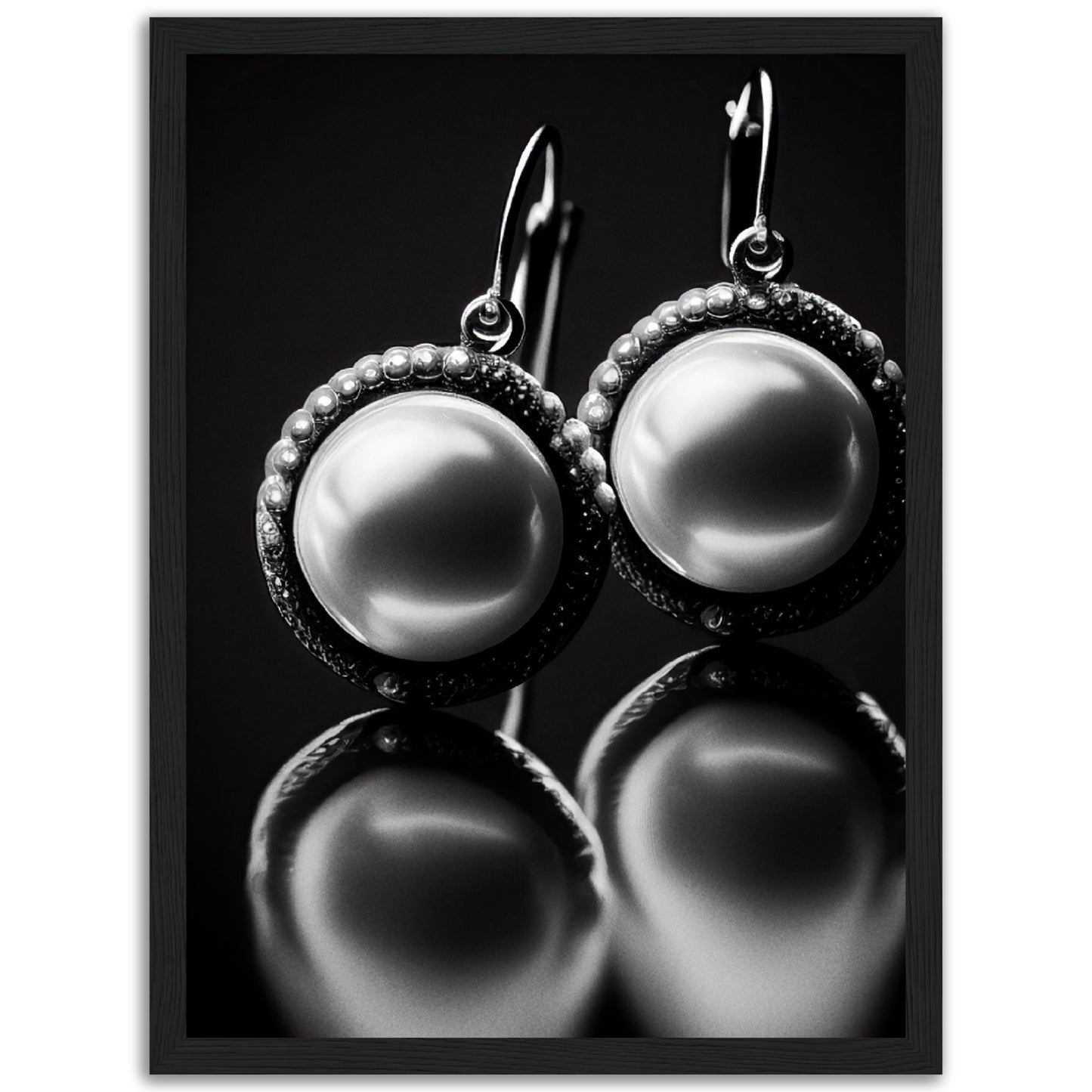 »Texture and Pearls« poster