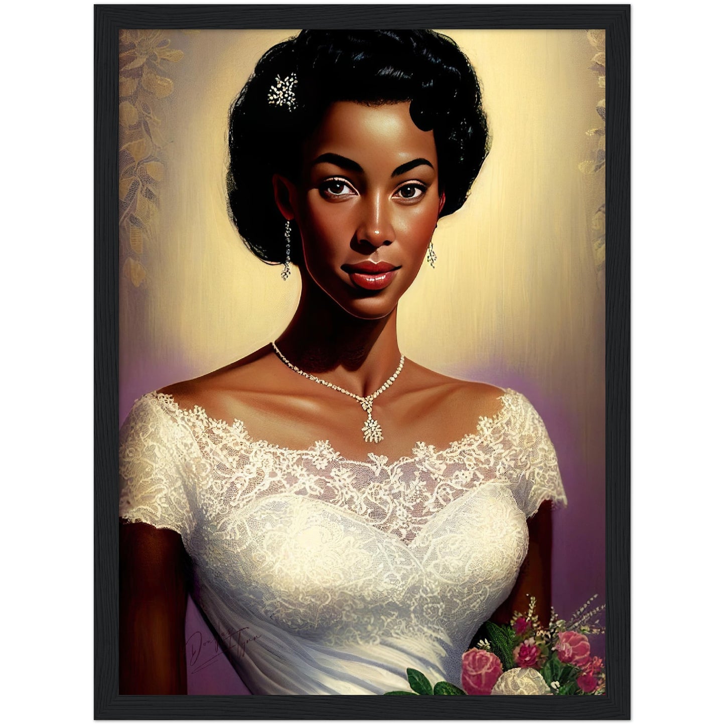 »Wedding Romance« retro poster