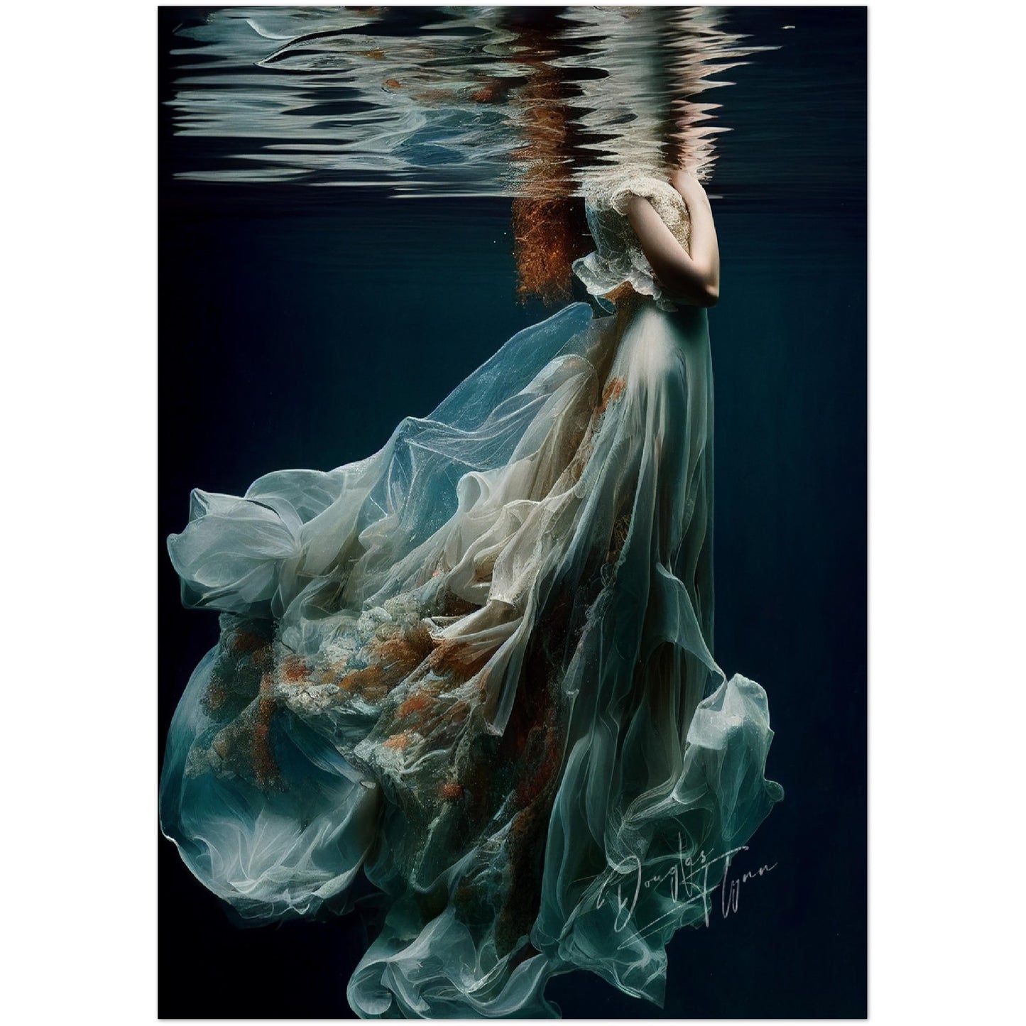 »Ariel's Oceanic Romance« retro poster