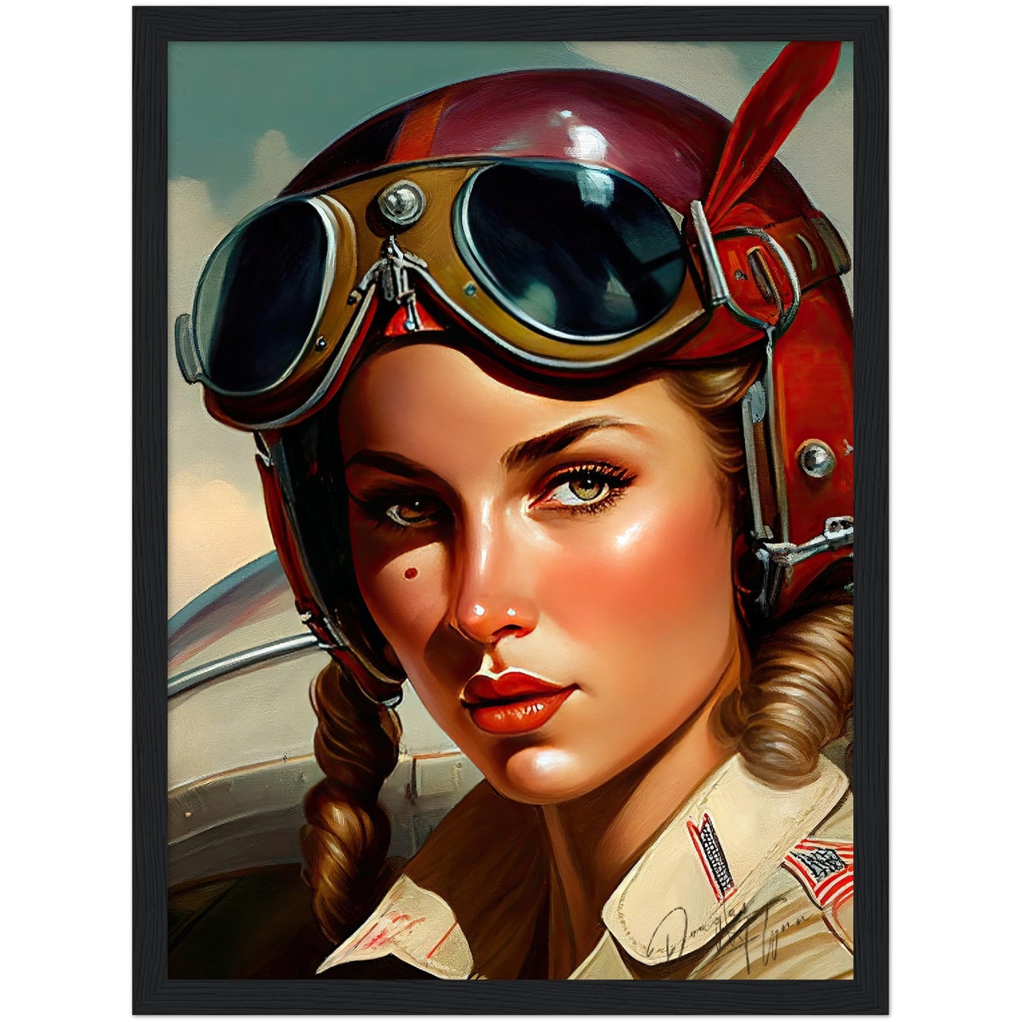 »My guns are hot« retro poster