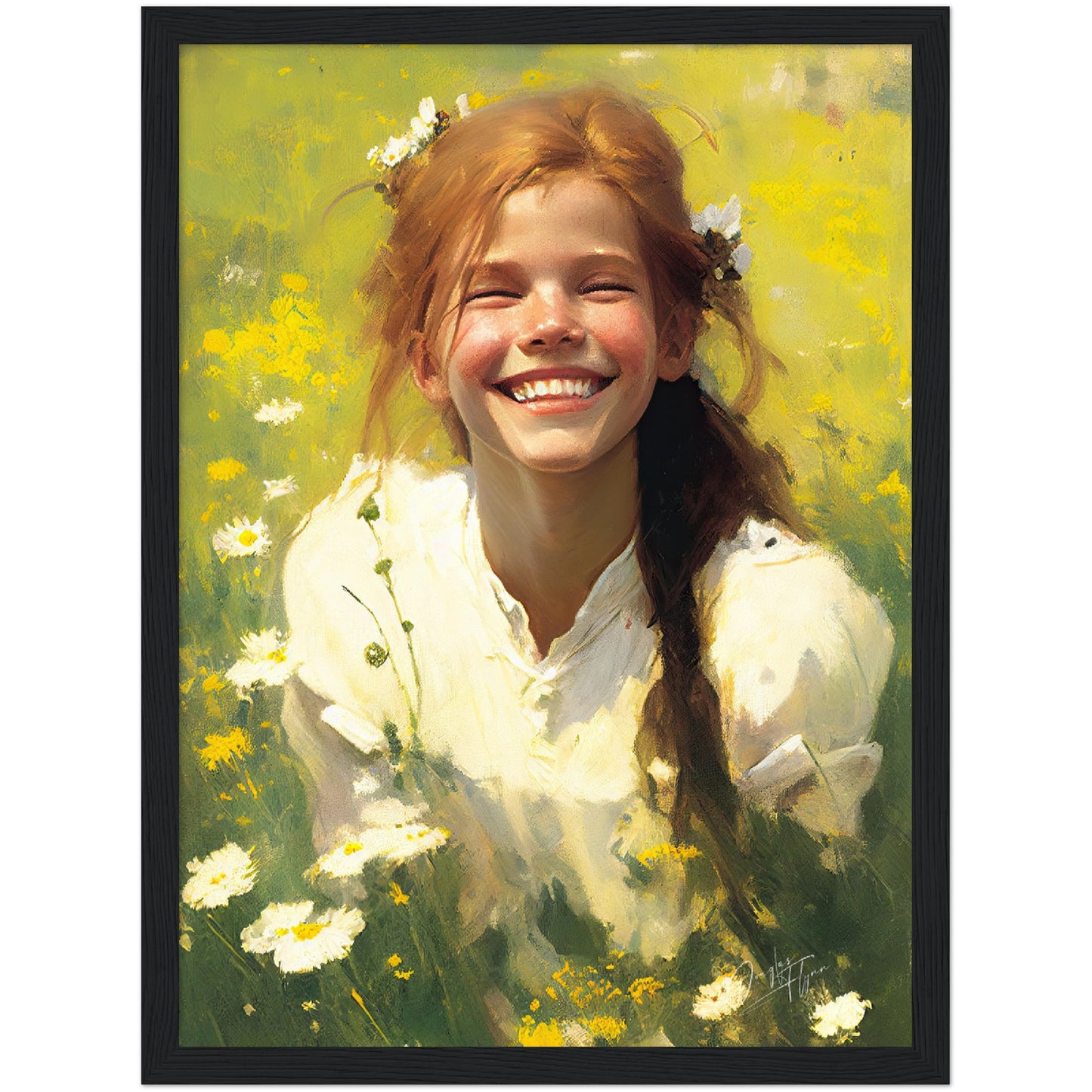 »Isabella, Birthday-girl« retro poster