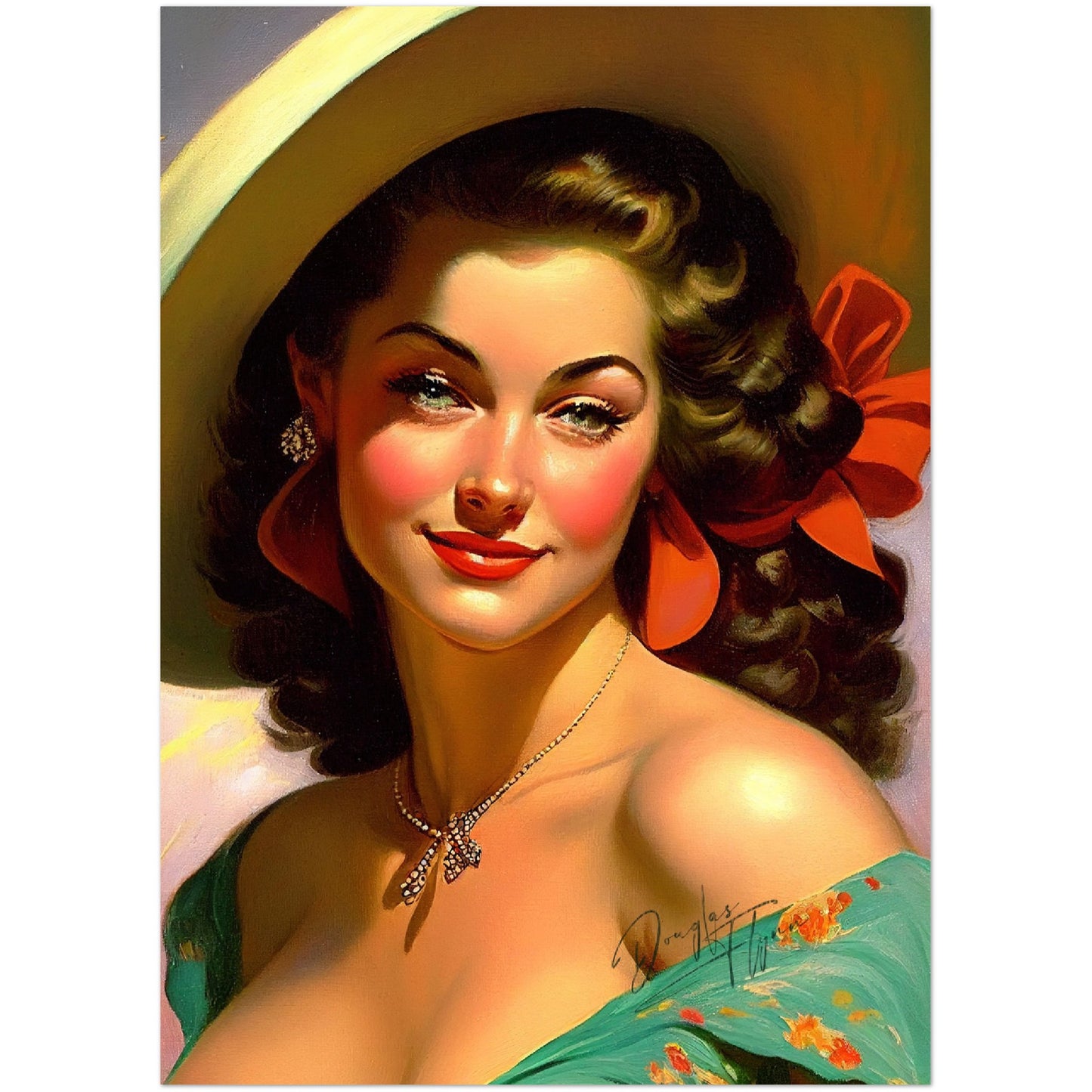»Sensual Sophia« retro poster