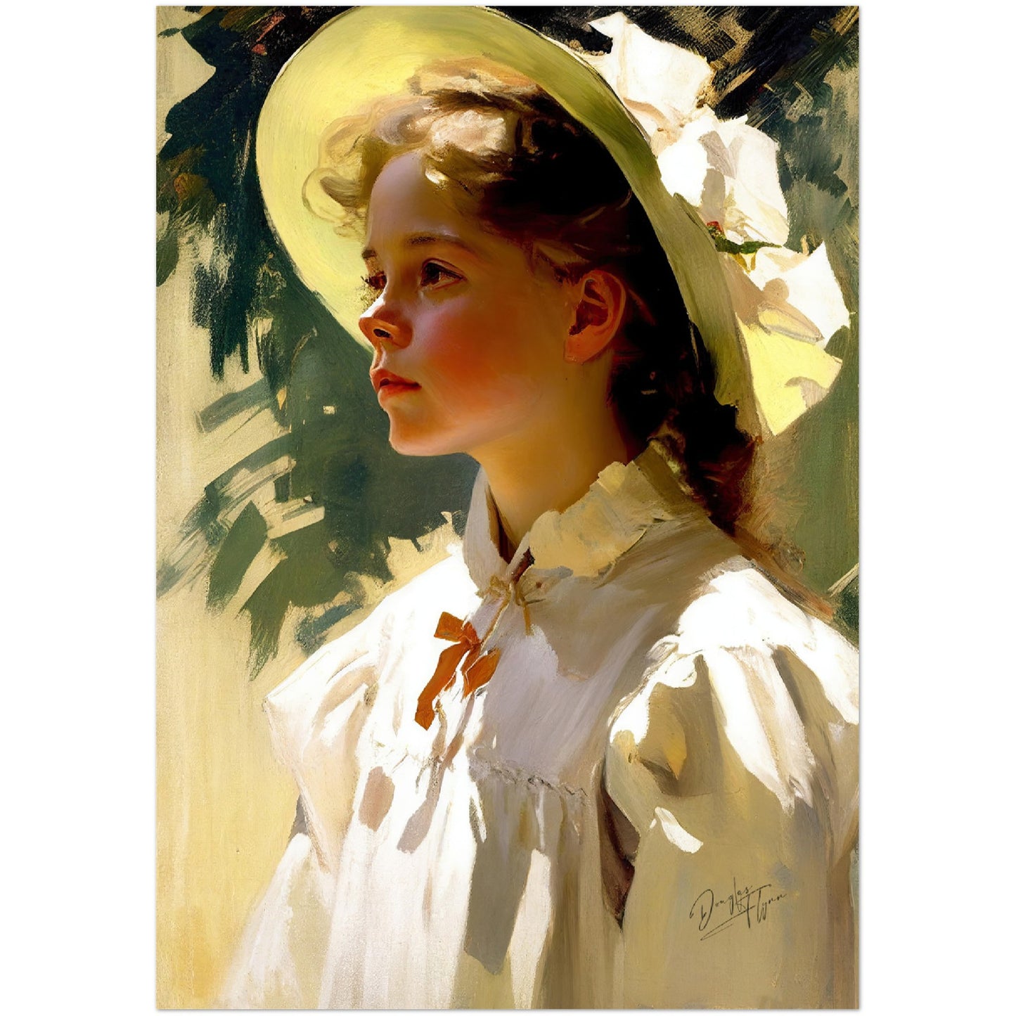 »Lily, a Study« retro poster
