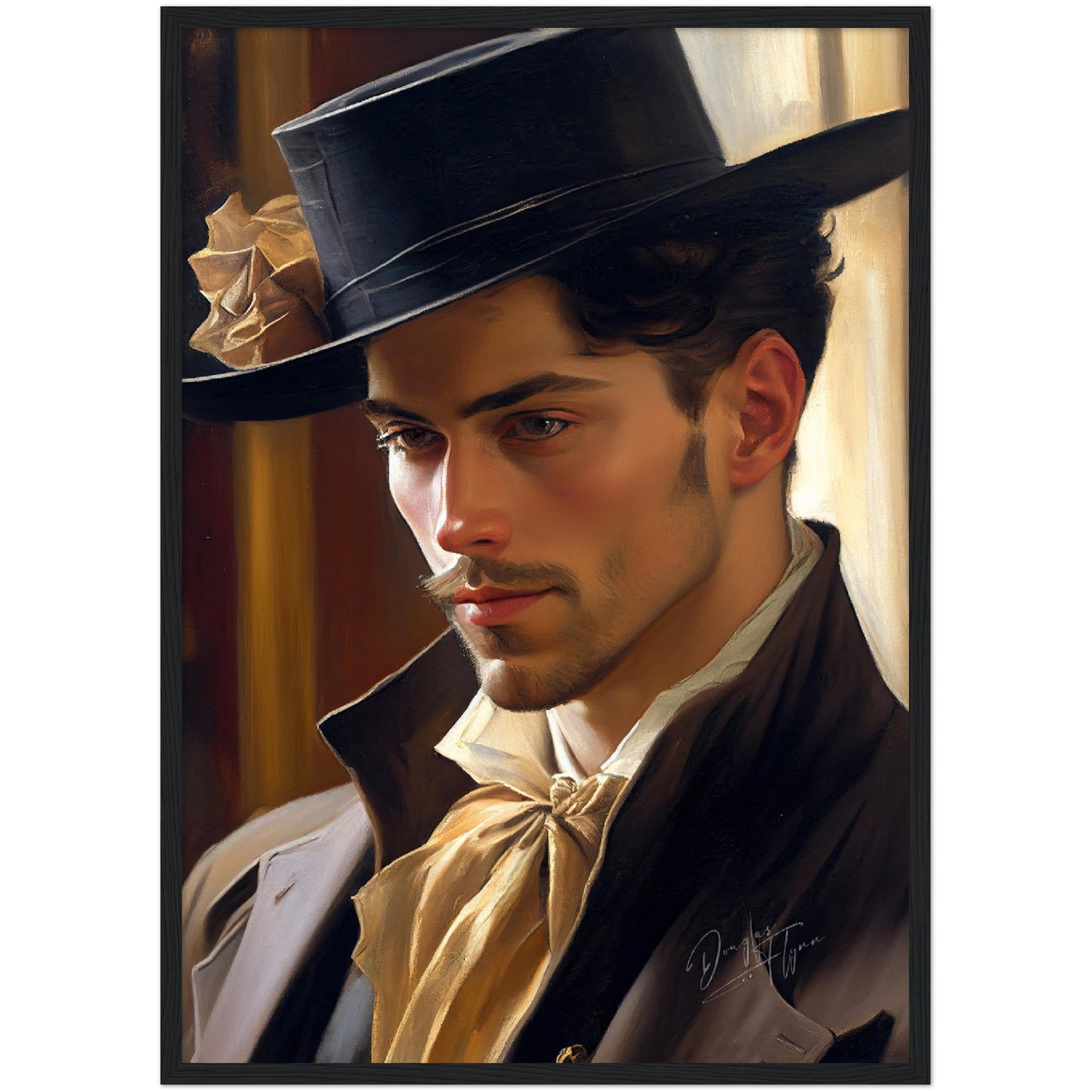 »Old-School Dandy«retro poster