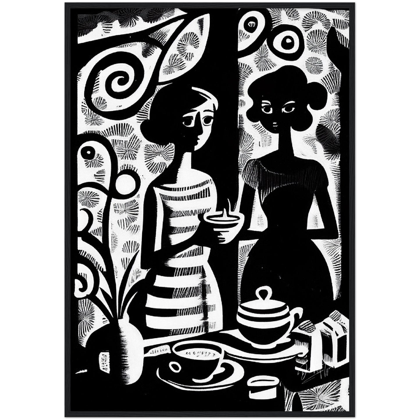 »Behind The Lyrics« retro poster