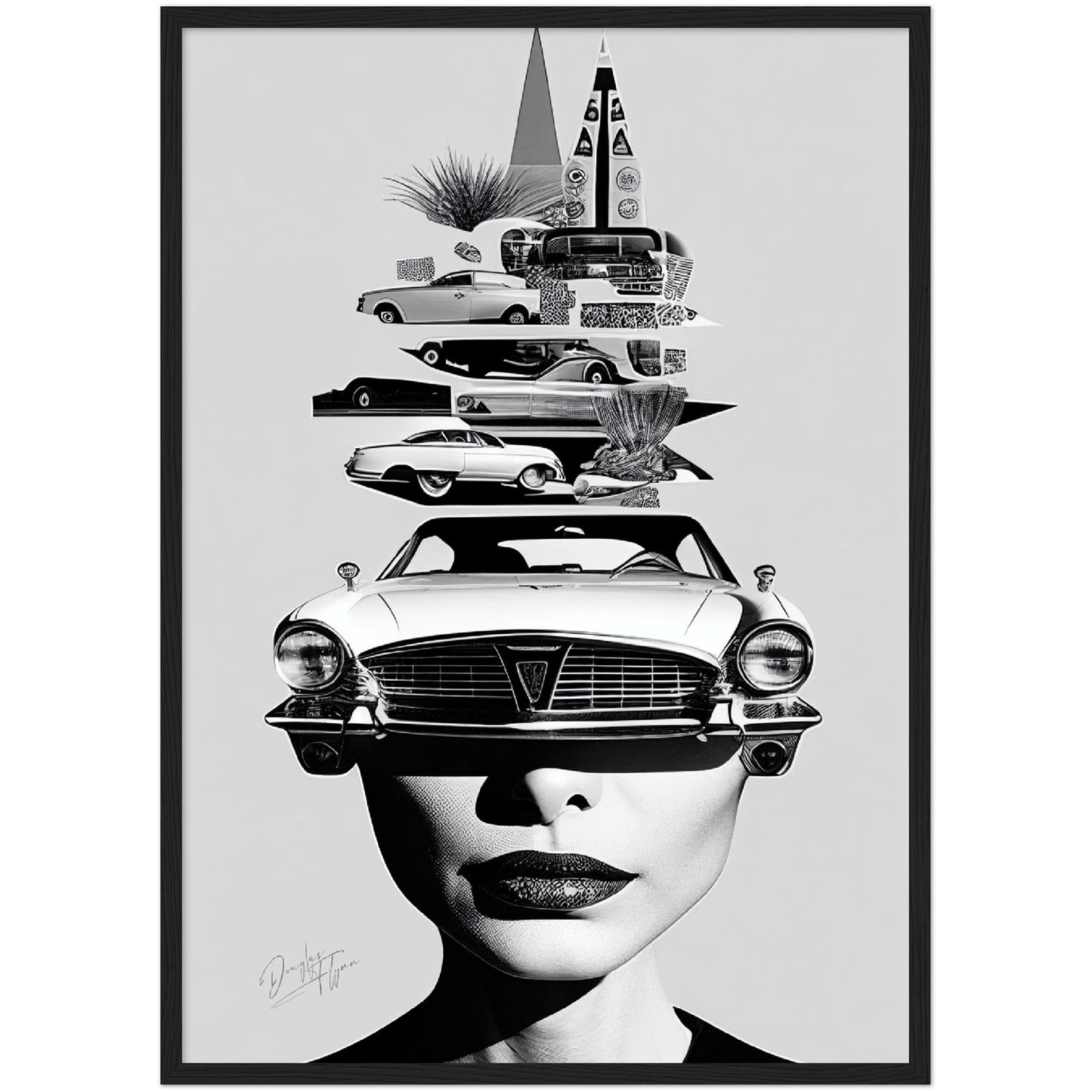»Journey to the Other Side of the Mind« retro poster