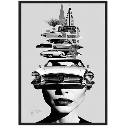 »Journey to the Other Side of the Mind« retro poster