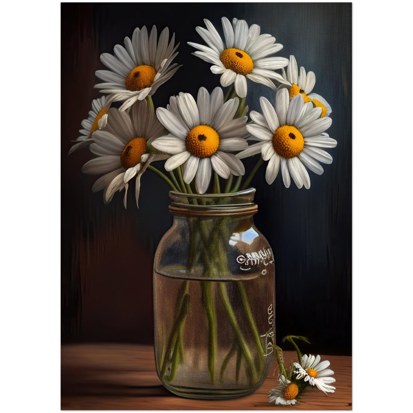 »Romantic Bouquet« retro poster