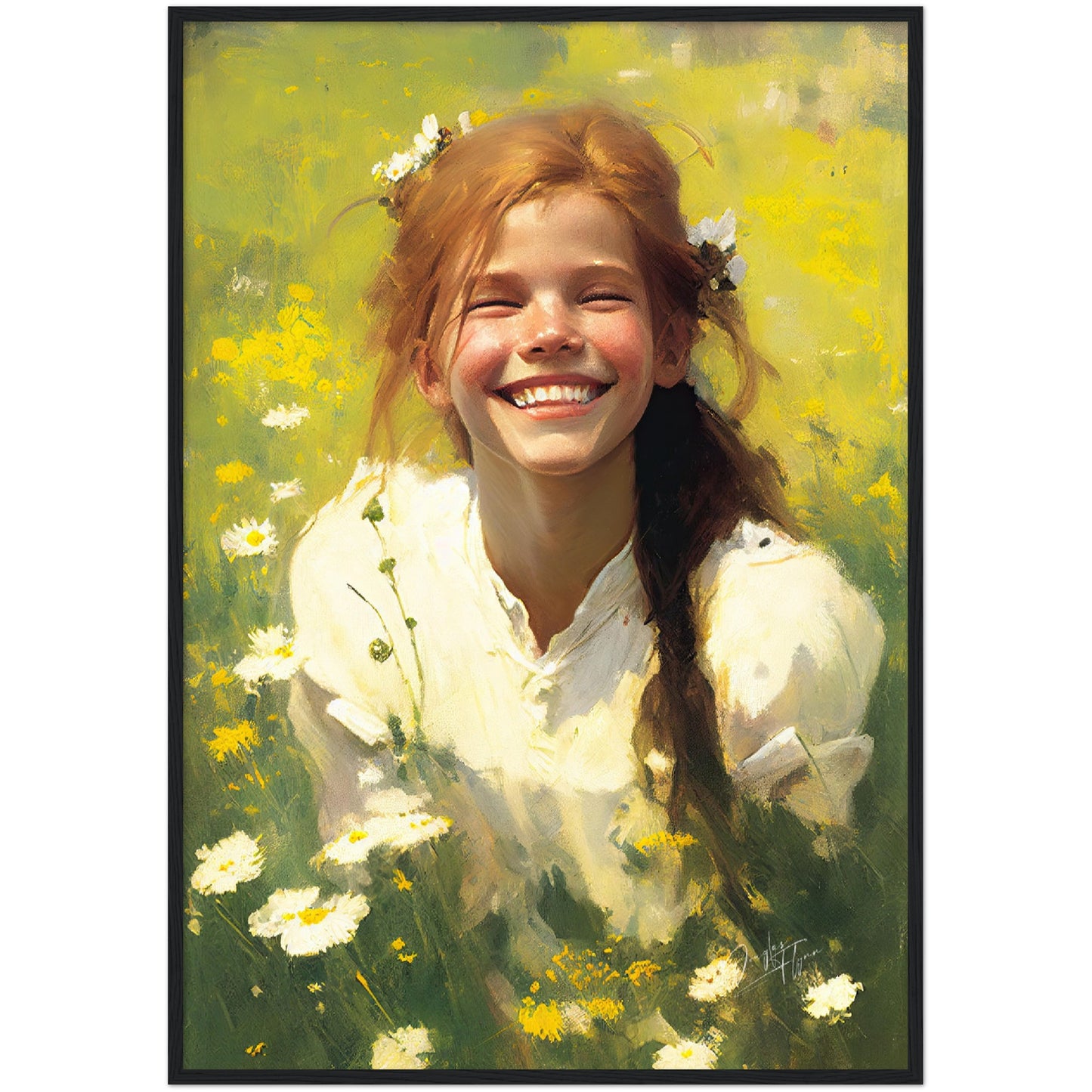 »Isabella, Birthday-girl« retro poster