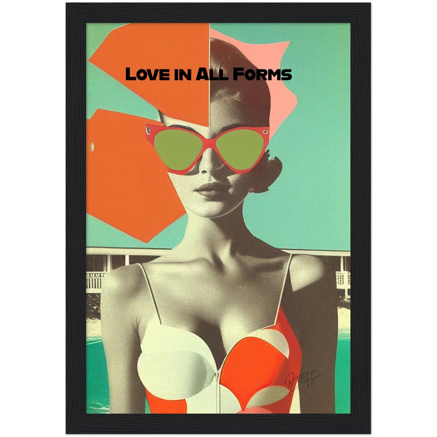»Love in All Forms«retro poster