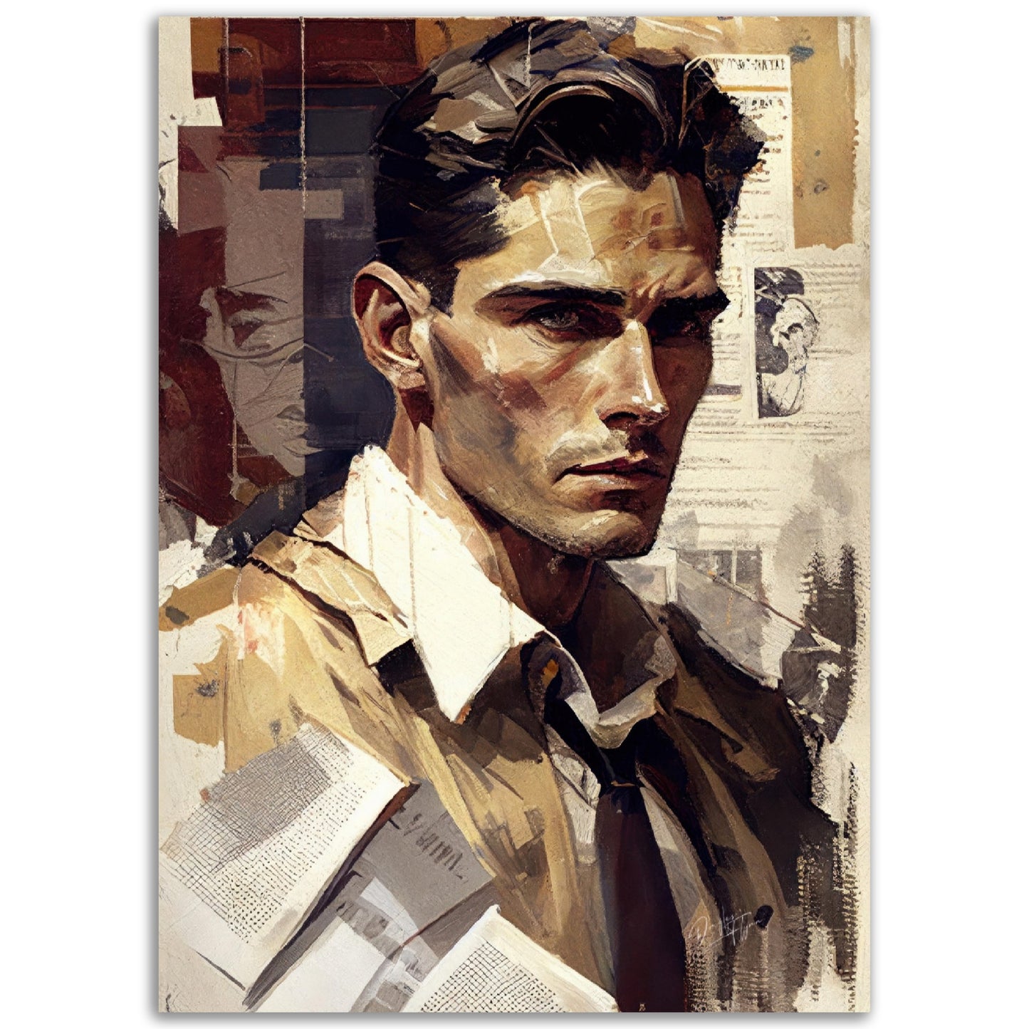 »Identity Impression« retroposter