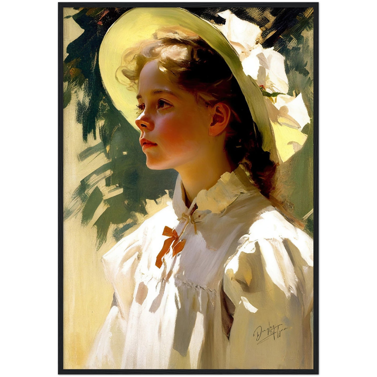 »Lily, a Study« retro poster