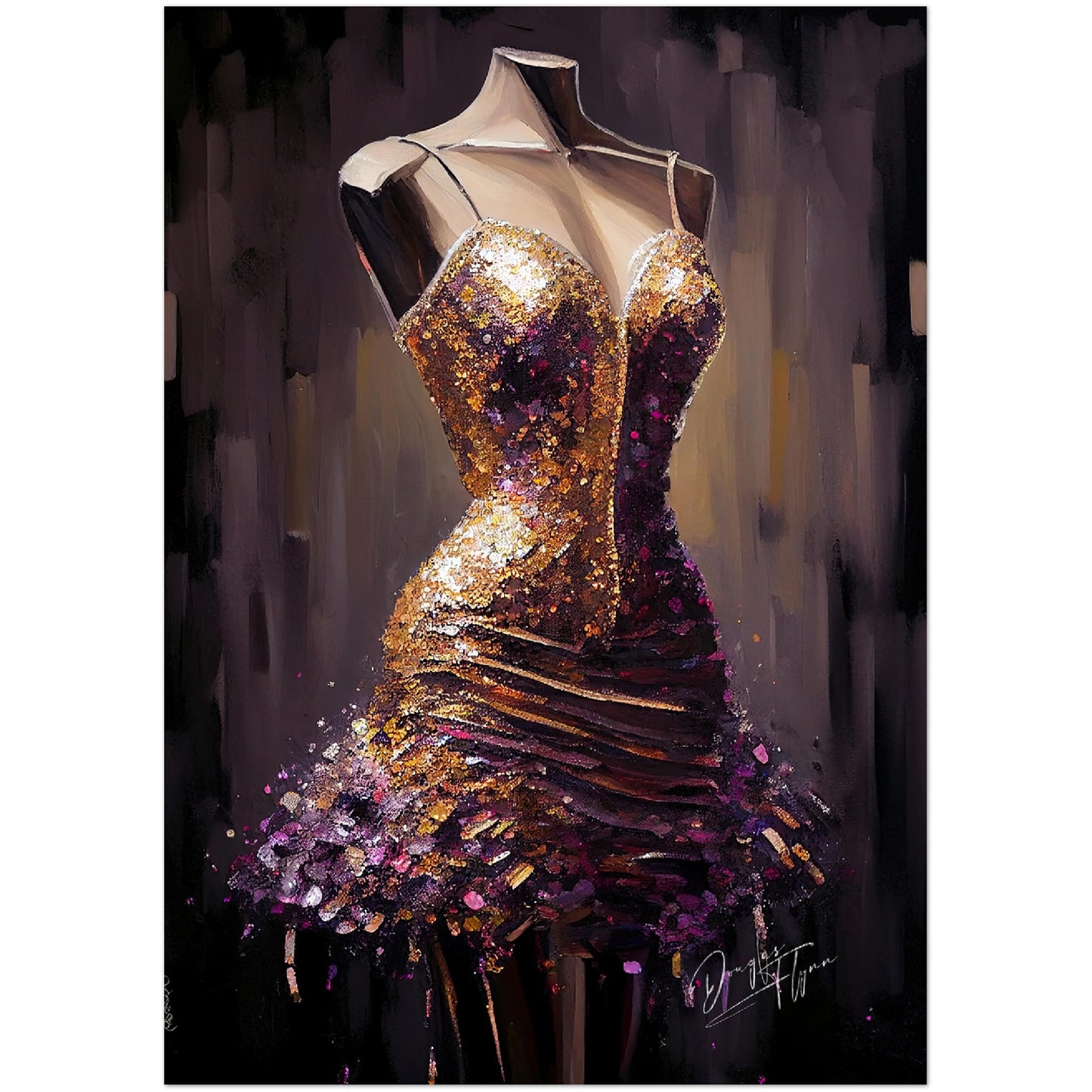 »Lavender Luminance Dress«