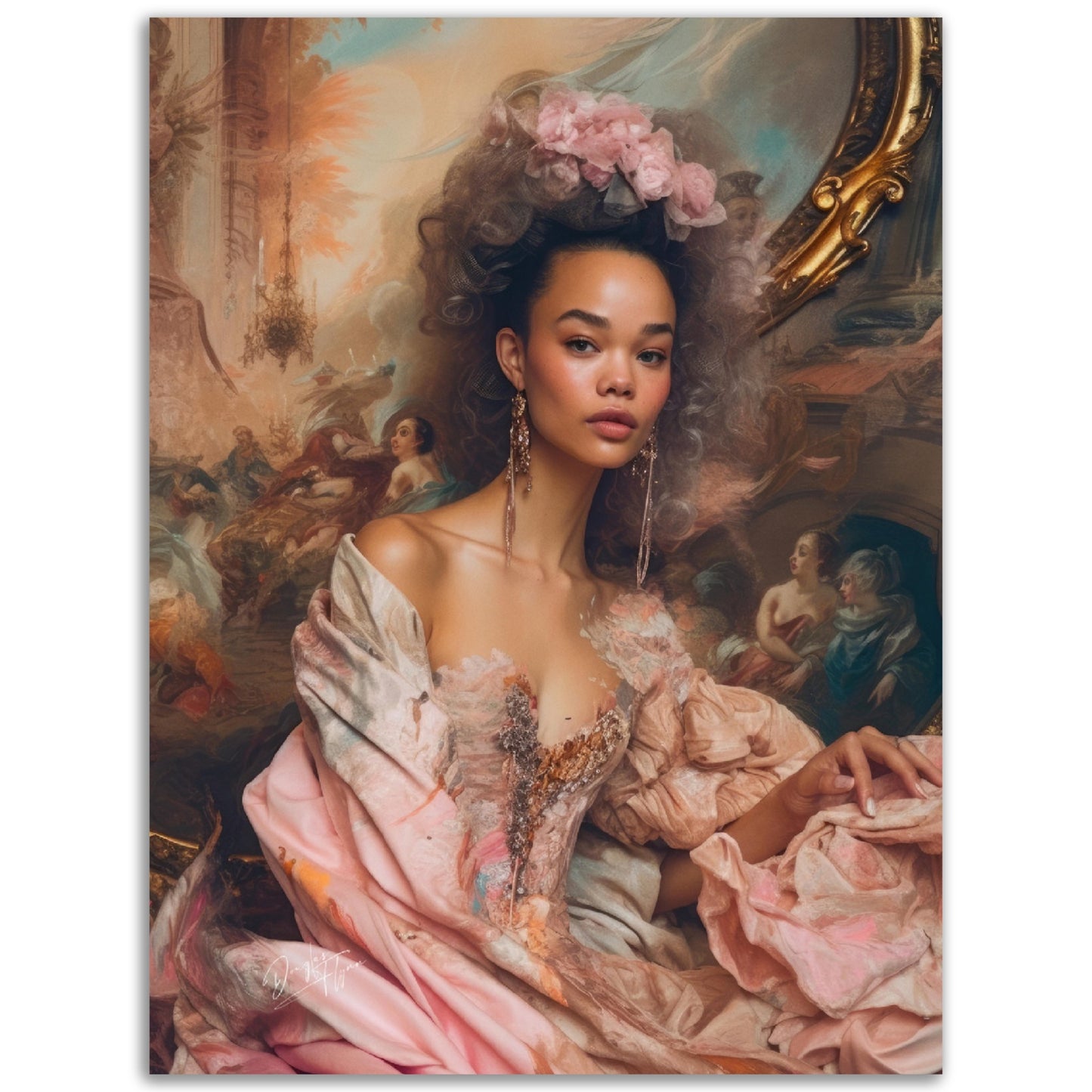 »Playful Rococo Masquerades« poster