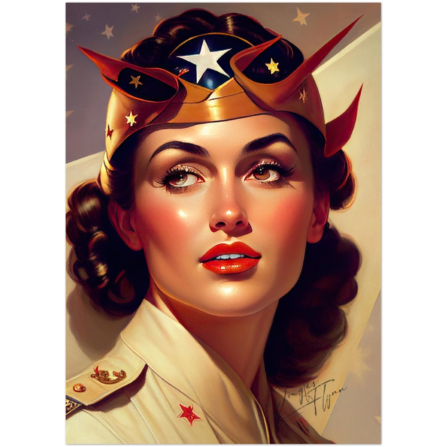 »Captain Freedom« retro poster