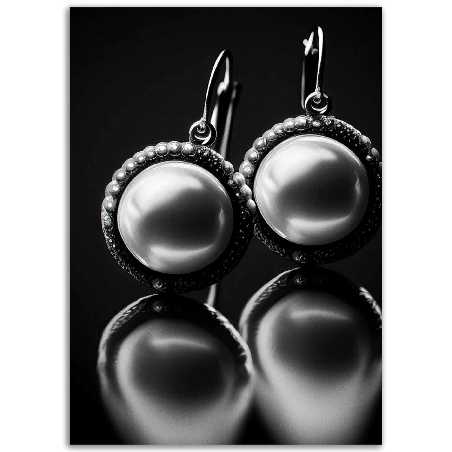 »Texture and Pearls« poster