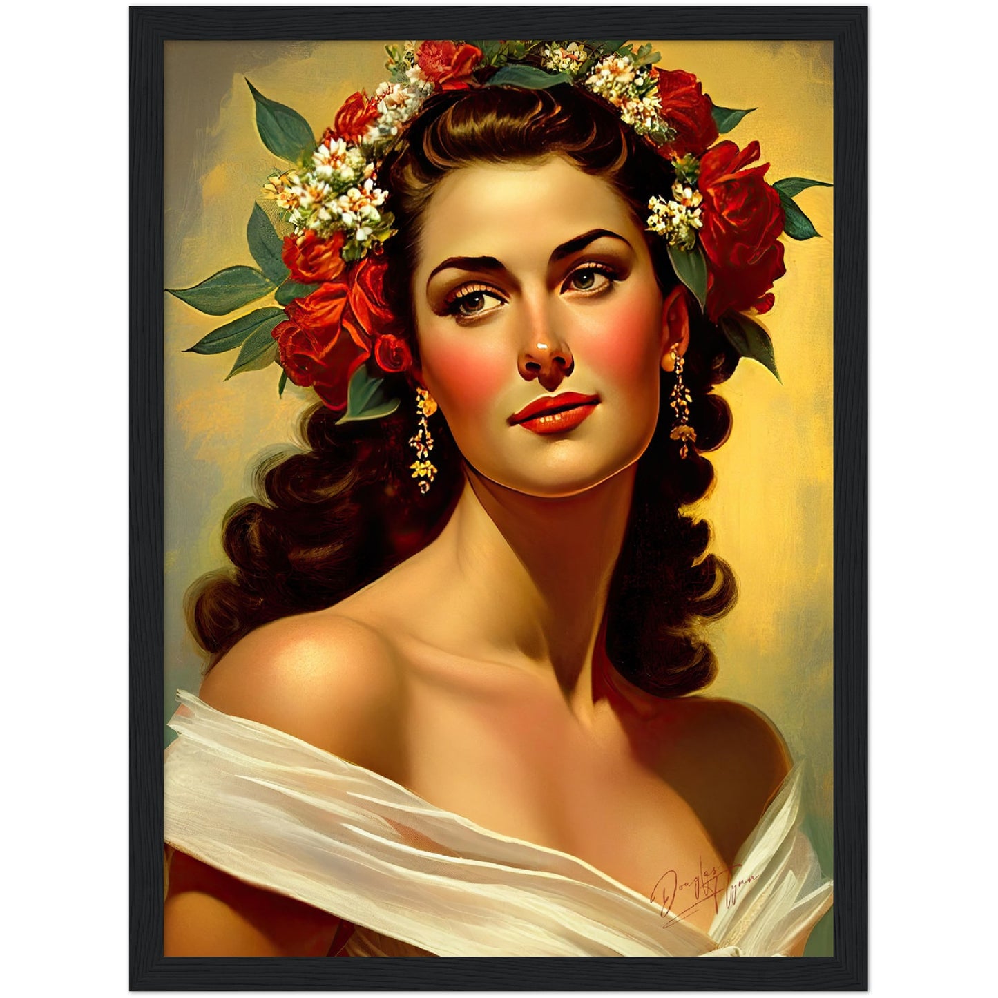 »Blissful Moments« retro poster