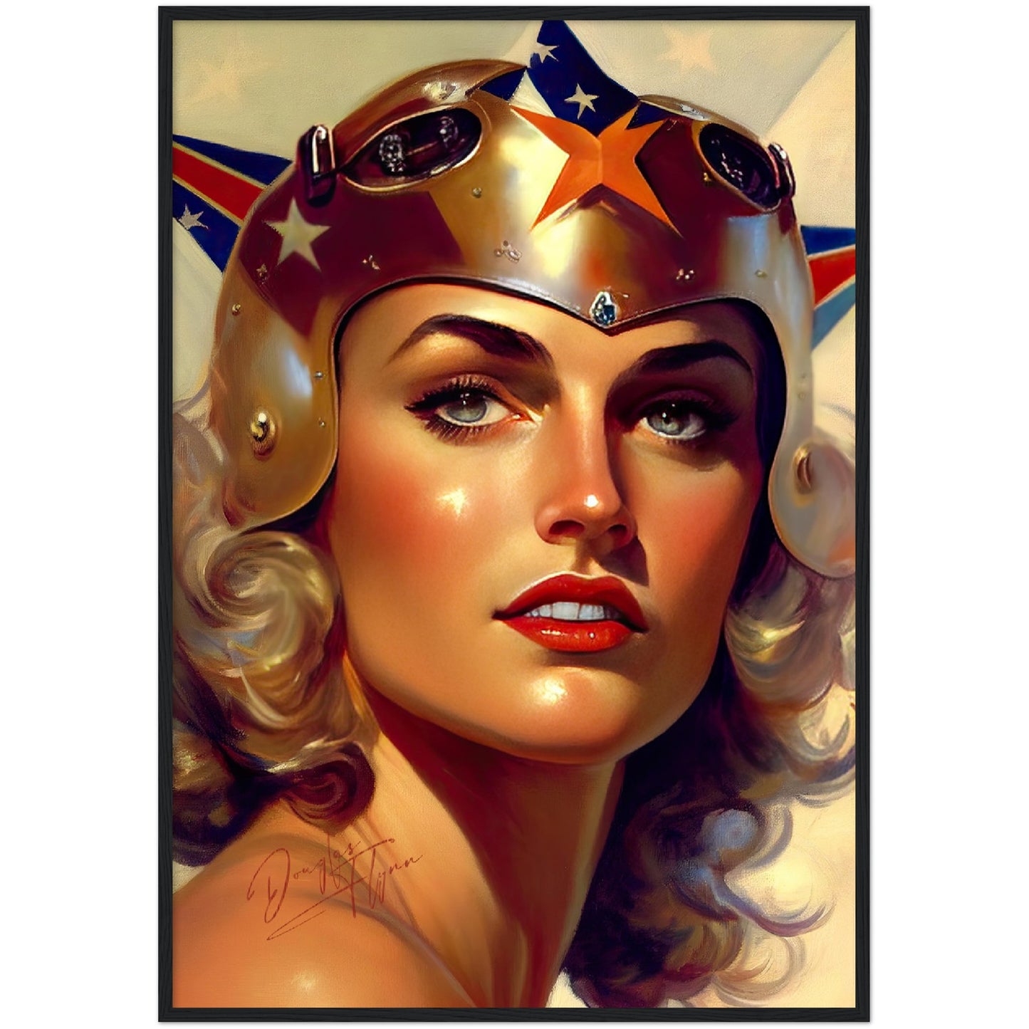 »Liberty Lady« retro poster