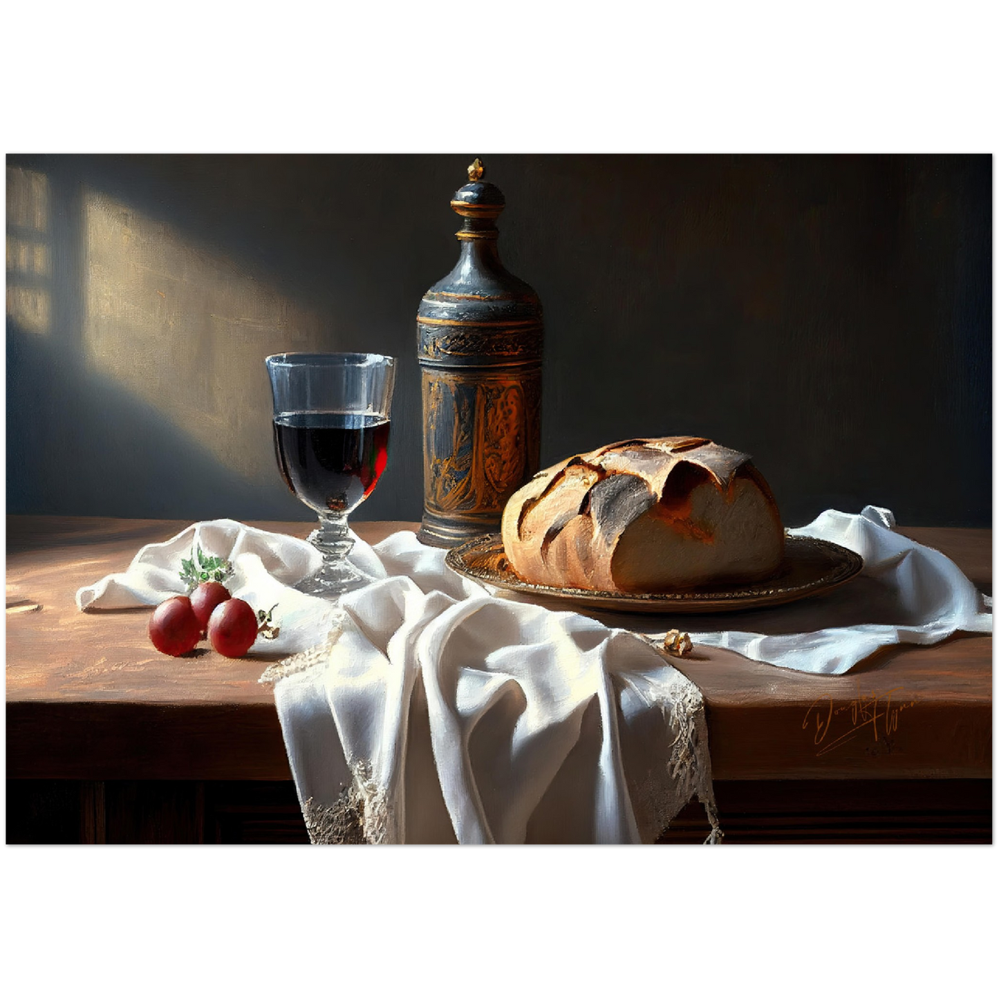 »Meal for the soul« retro poster
