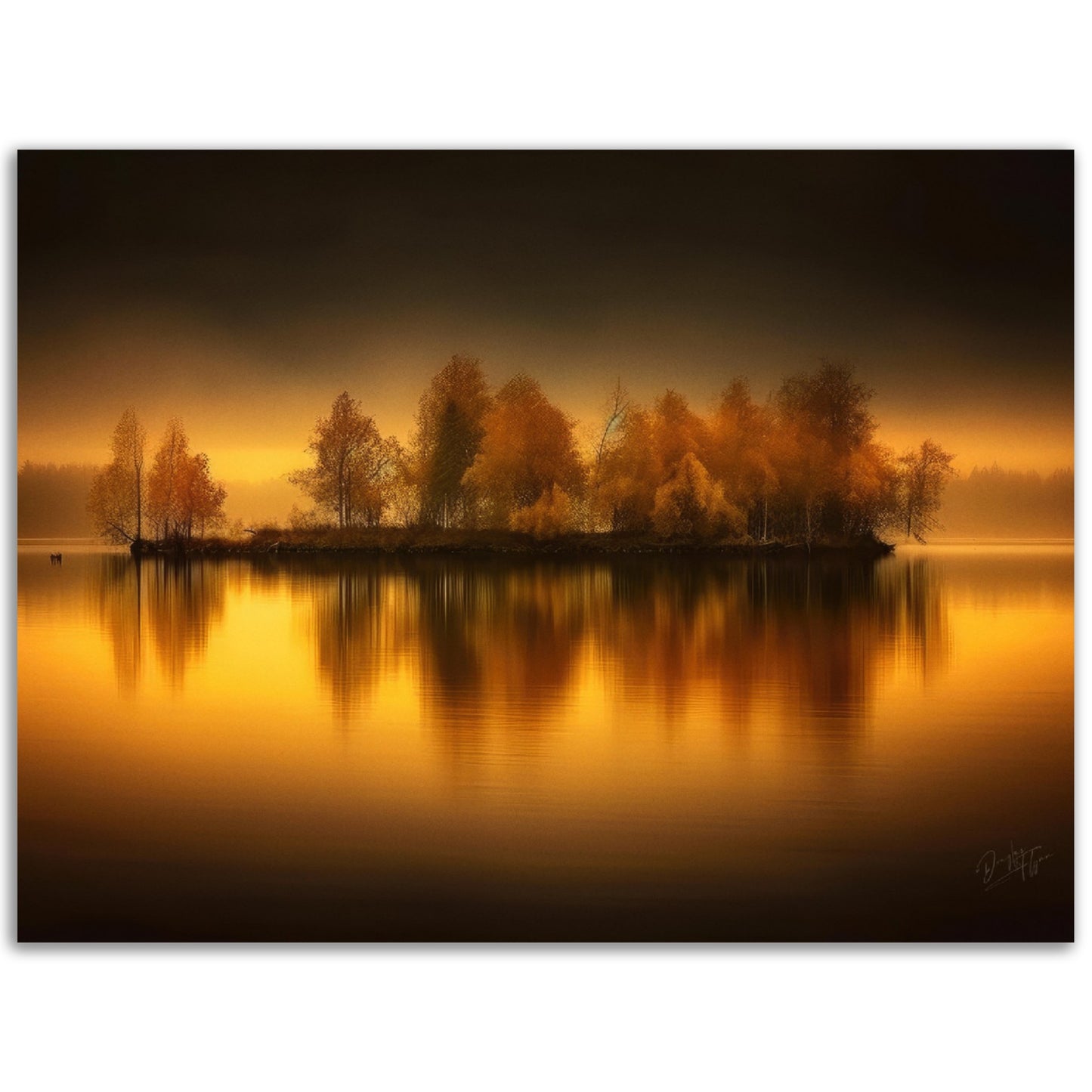 »A Glimpse of Ephemeral Beauty« landskapsposter