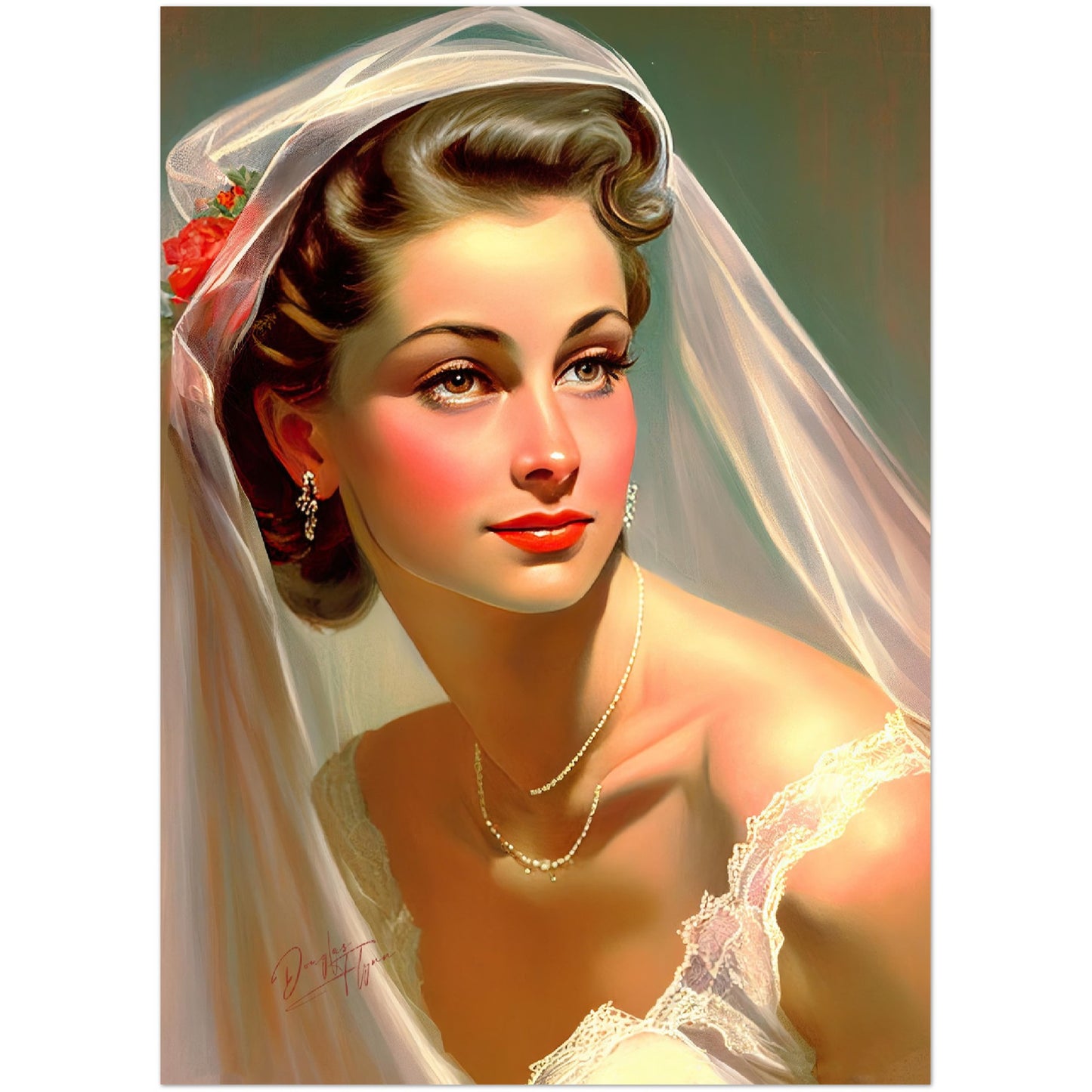 »Bride Dreams« retro poster