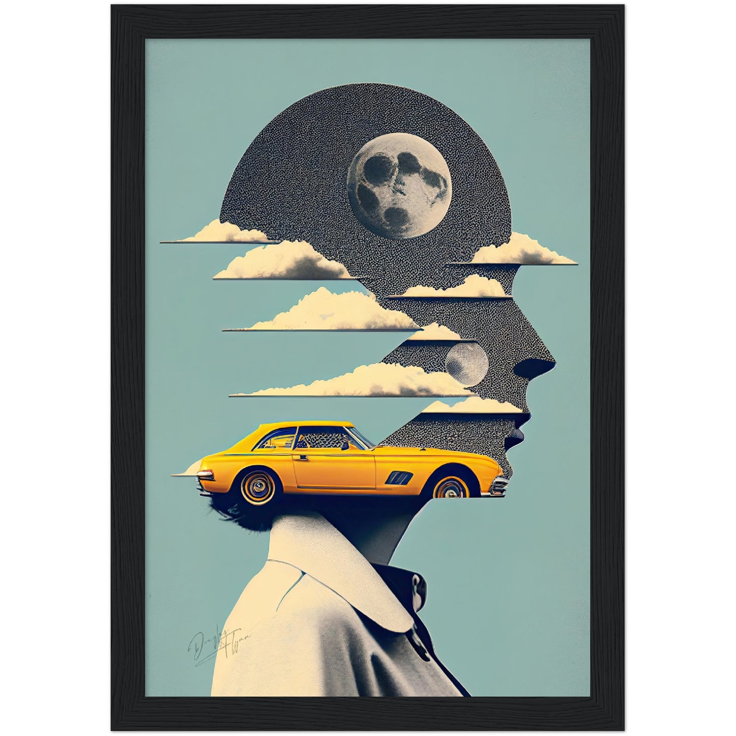 »The Curious Case of the Nonexistent« retro poster