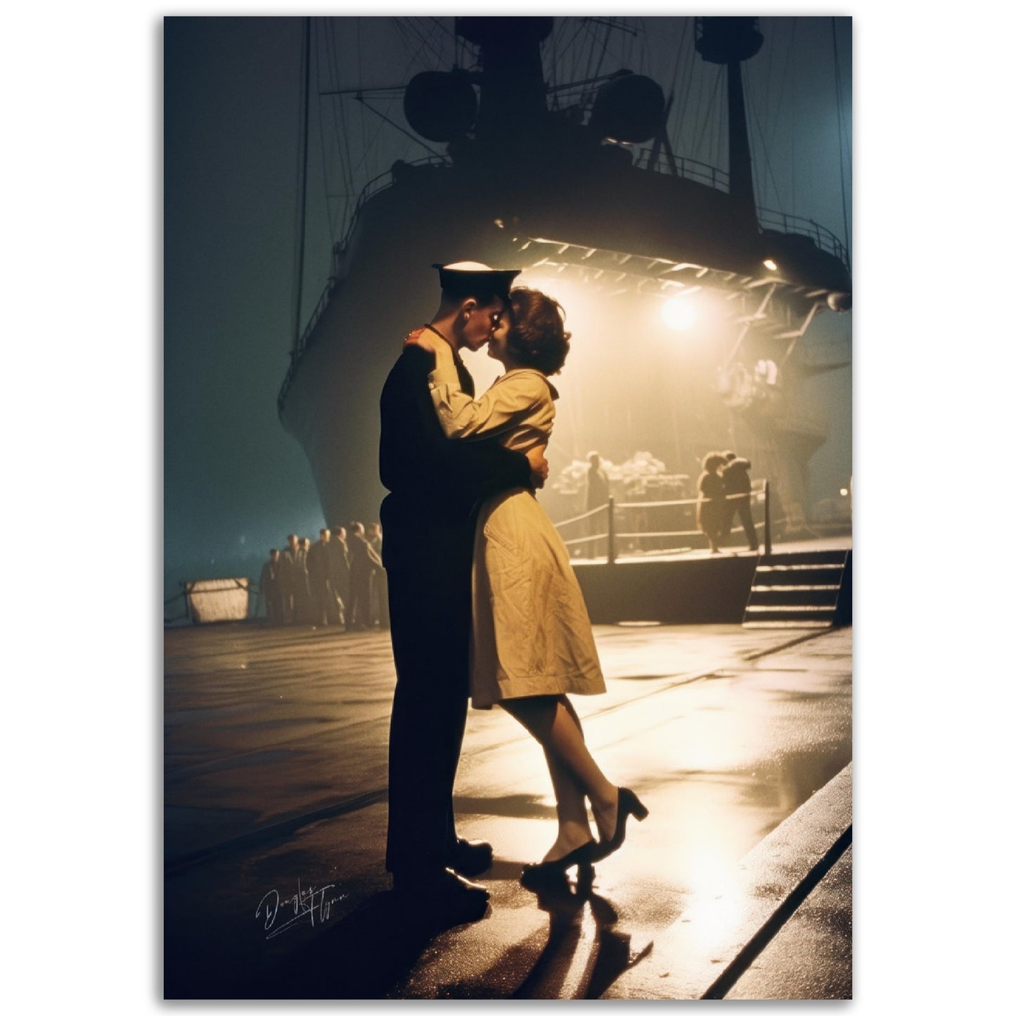 »Perfect Kiss« retroposter