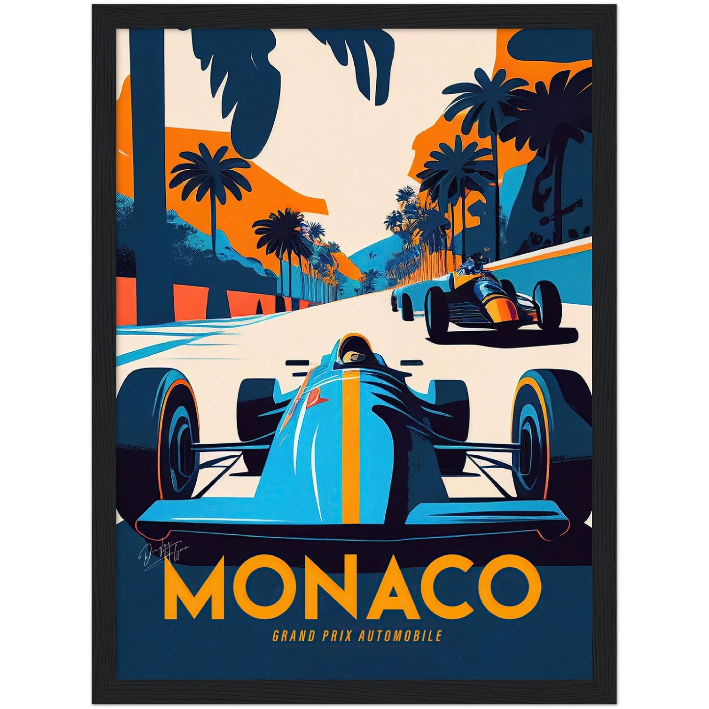 »Nostalgic Nürburgring« retro poster