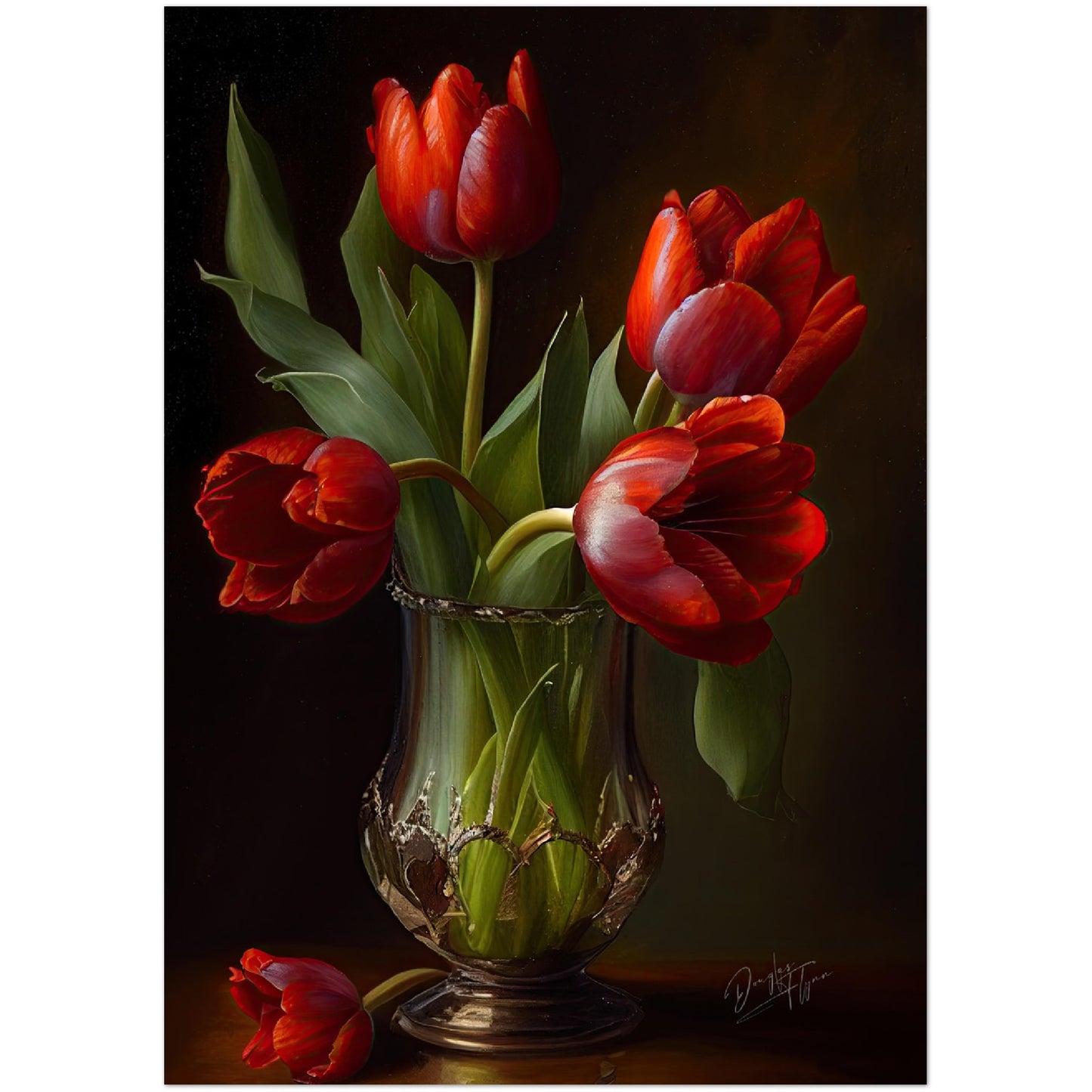 »Graceful Arrangement« retro poster