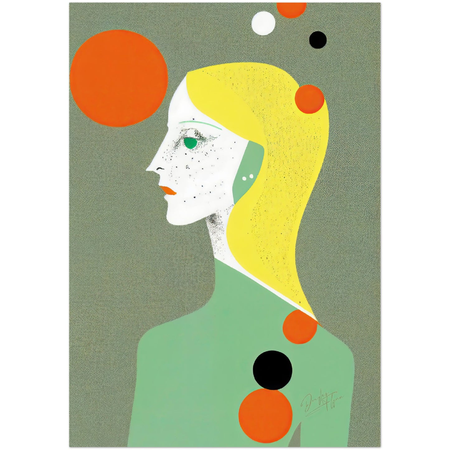 »A Tribute to the Bonds of Sisterhood« retro poster