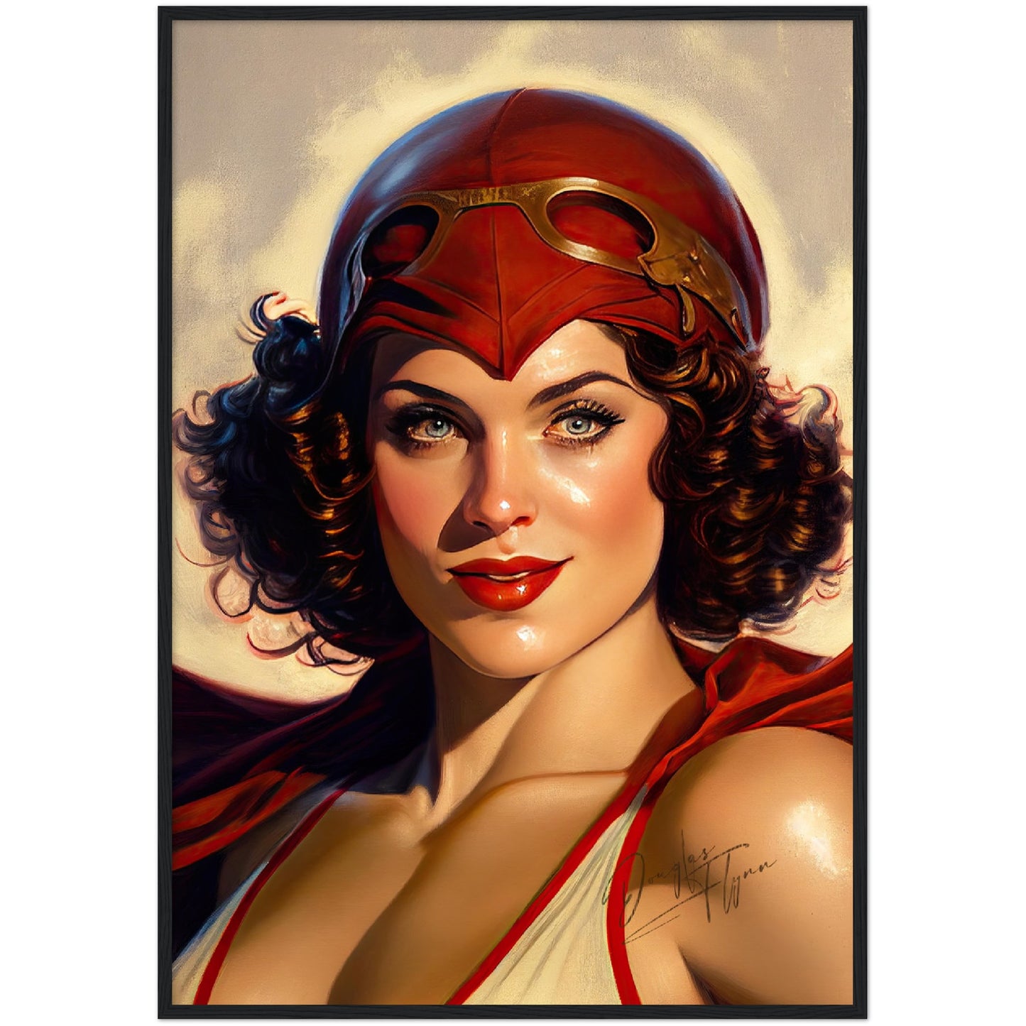 »The Scarlet Sentinel« retro poster