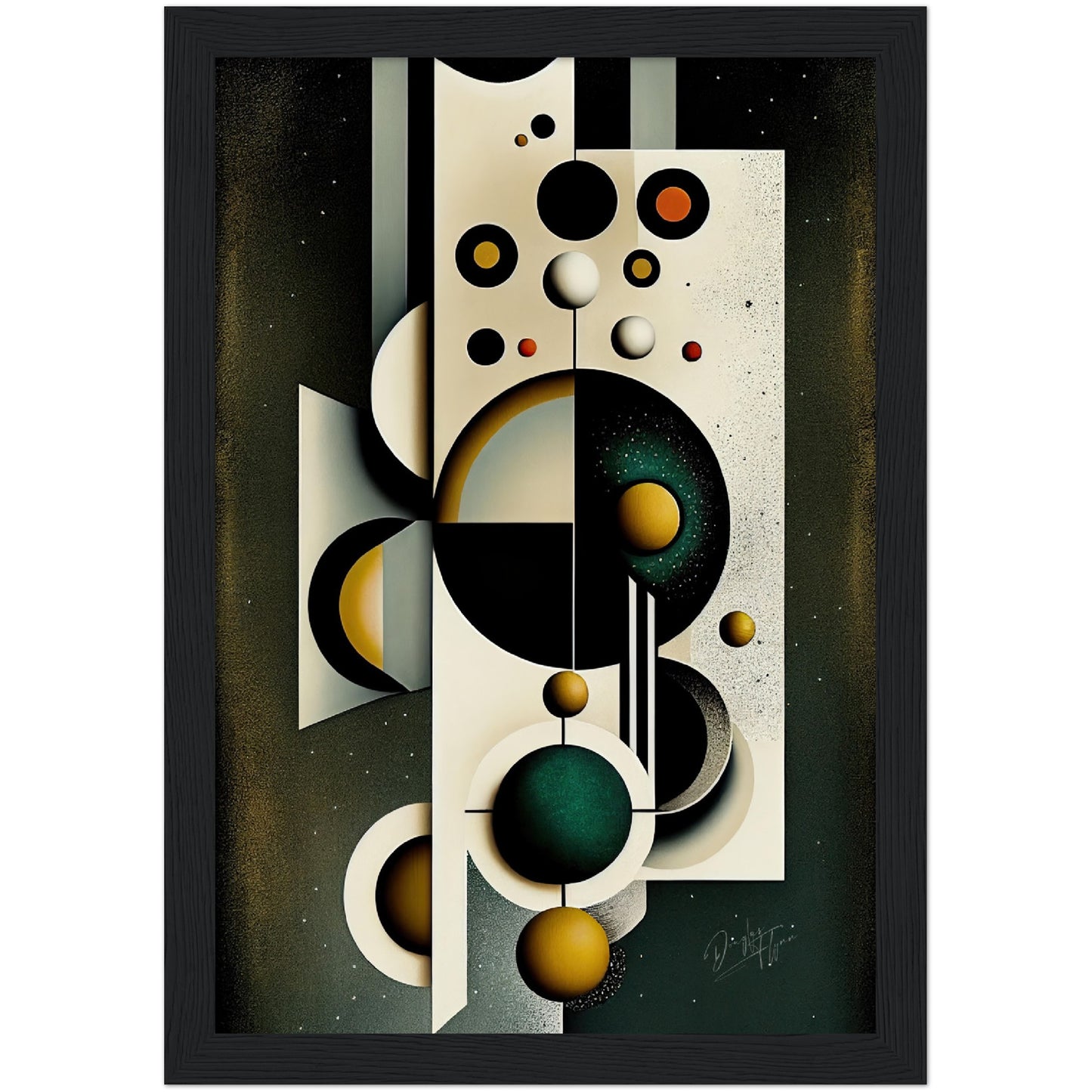 »Energetic Forms« retro poster